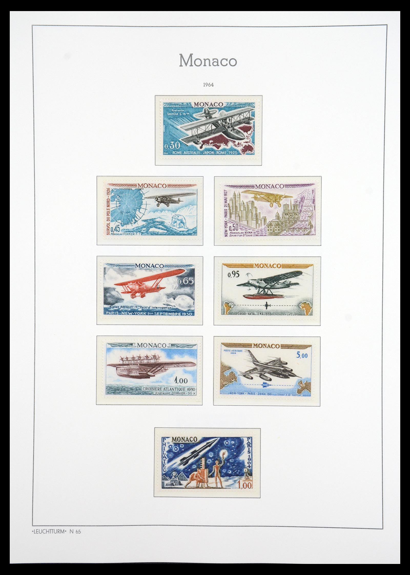 36735 086 - Stamp collection 36735 Monaco 1885-1966.