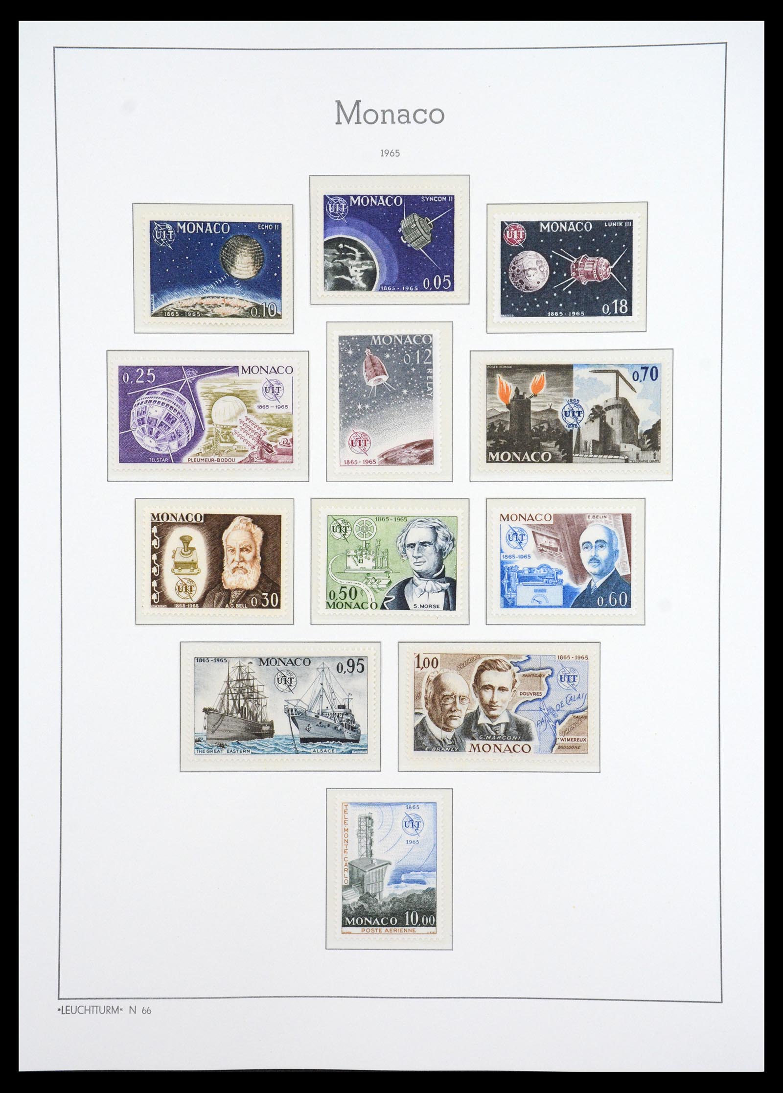 36735 090 - Postzegelverzameling 36735 Monaco 1885-1966.