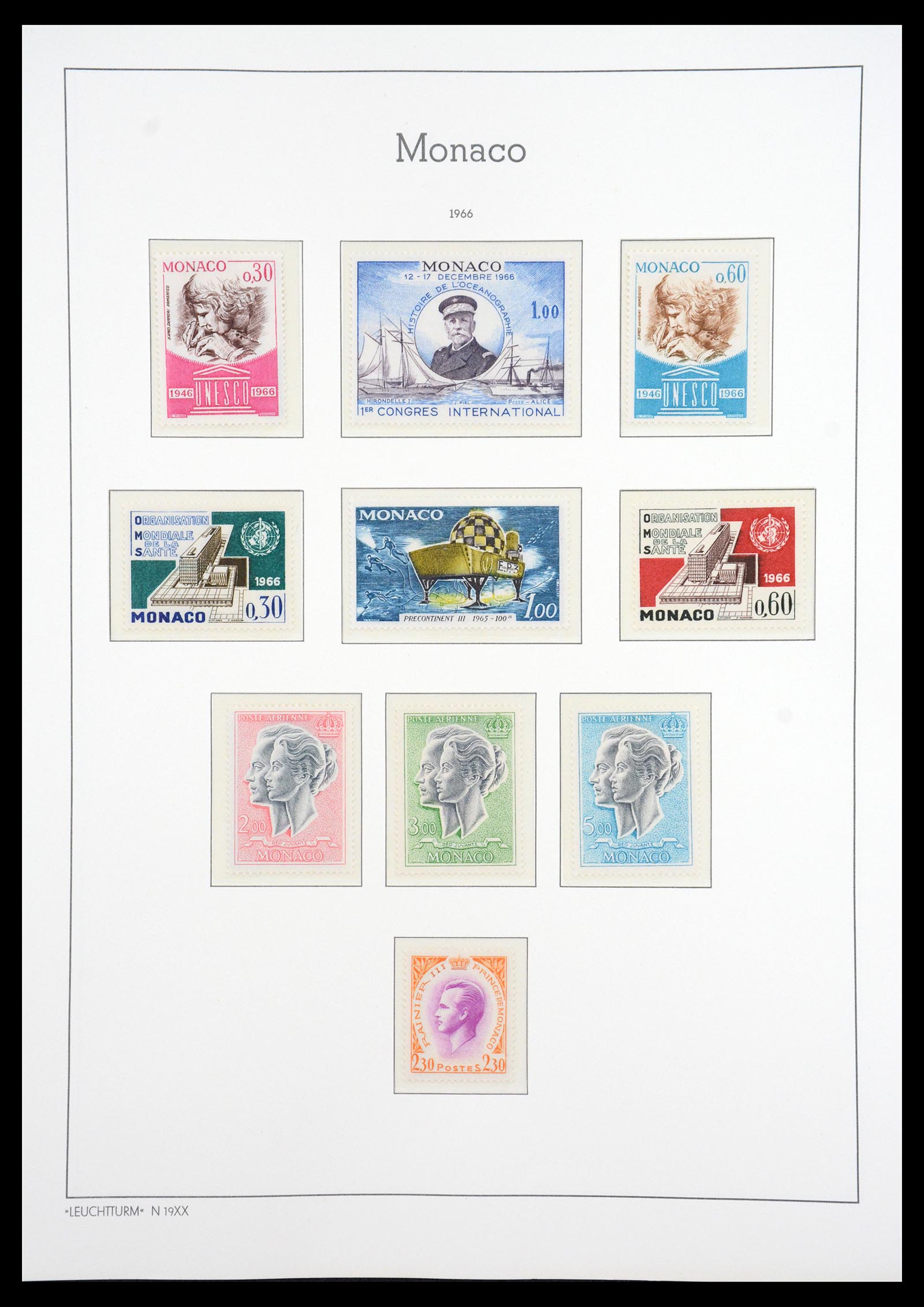 36735 094 - Postzegelverzameling 36735 Monaco 1885-1966.