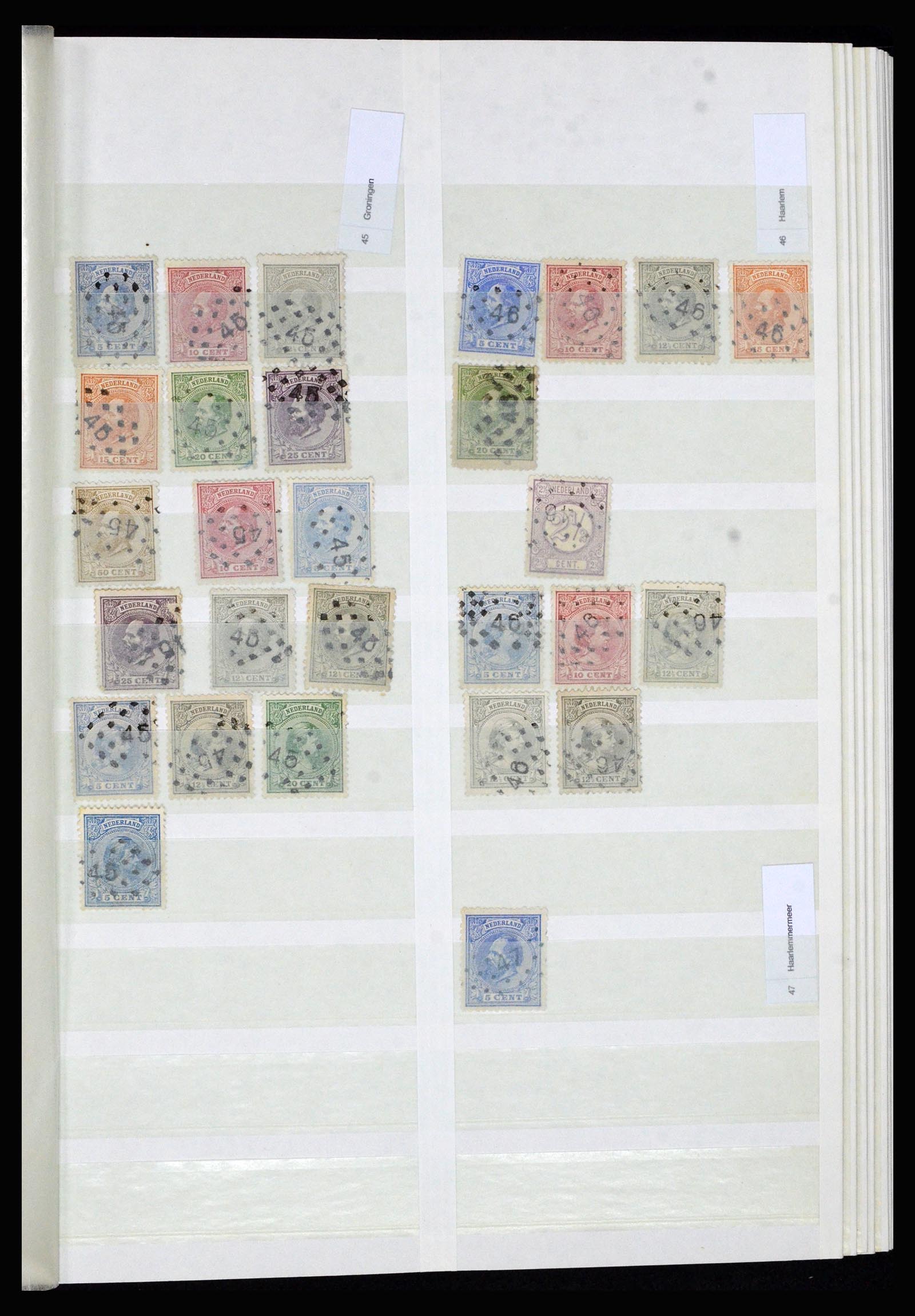 36739 011 - Stamp collection 36739 Netherlands numeral cancels.