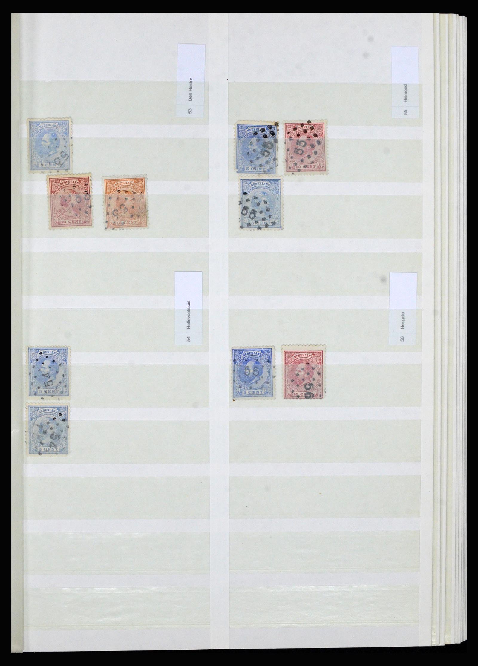 36739 013 - Stamp collection 36739 Netherlands numeral cancels.