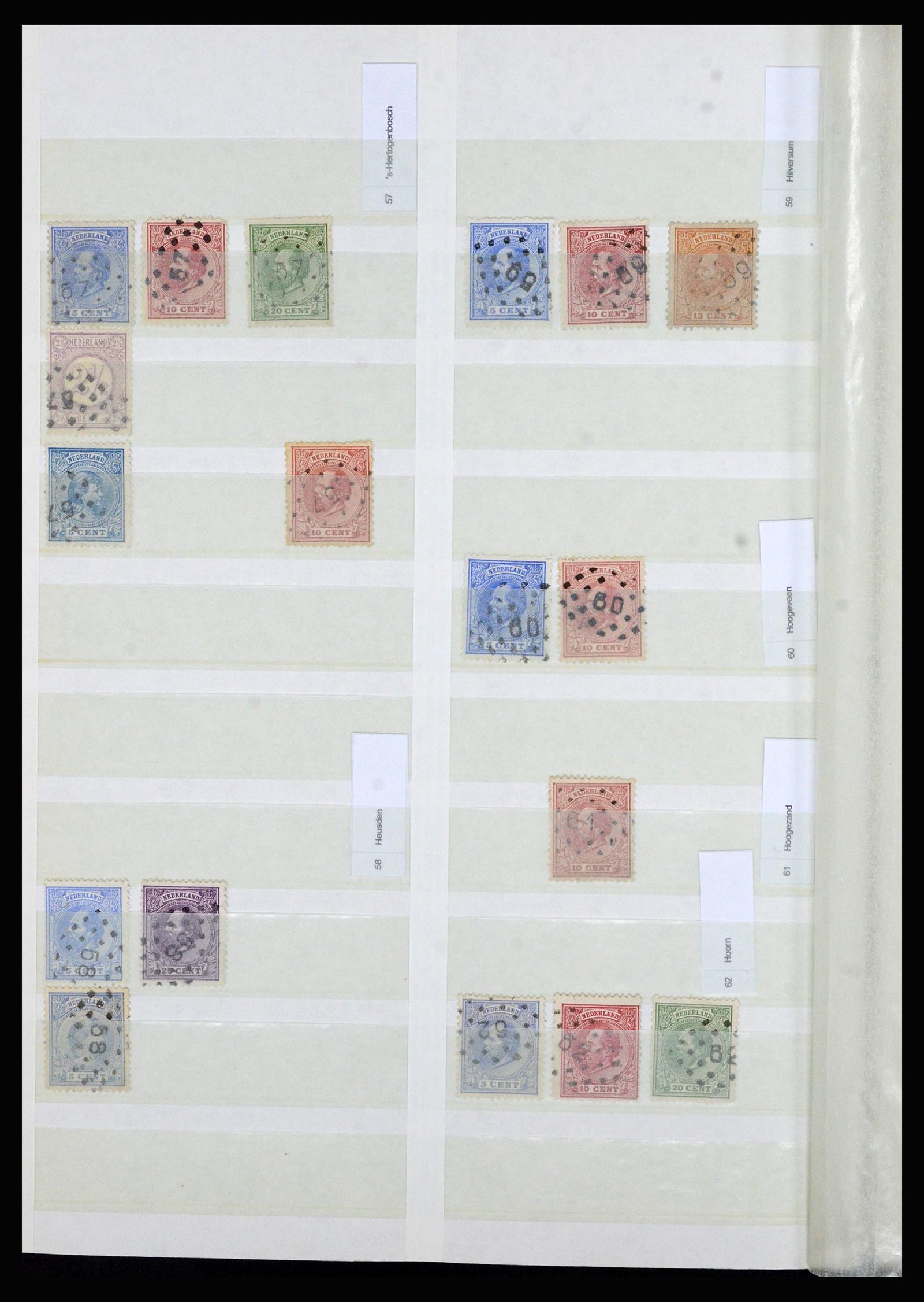 36739 014 - Stamp collection 36739 Netherlands numeral cancels.