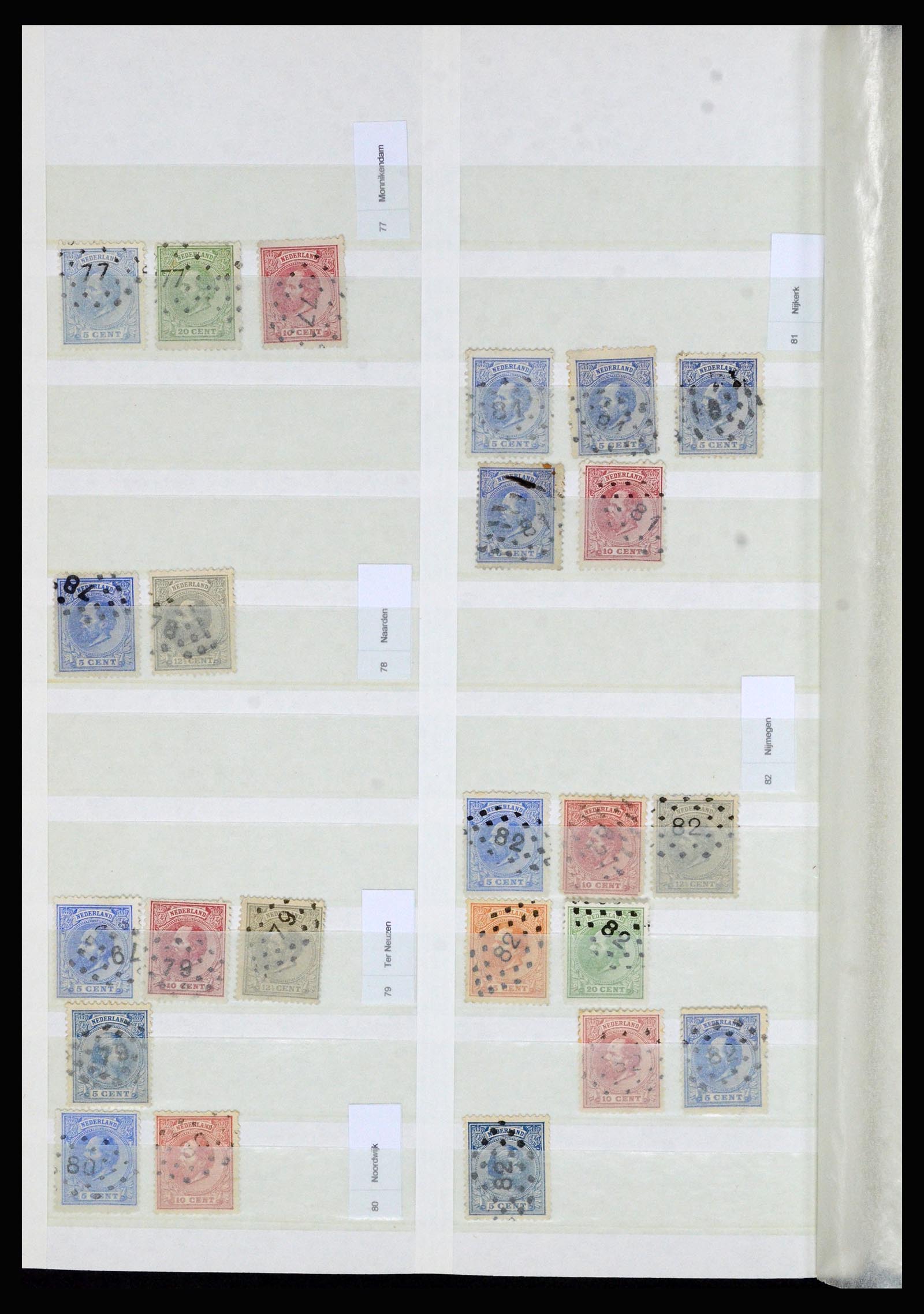 36739 018 - Stamp collection 36739 Netherlands numeral cancels.