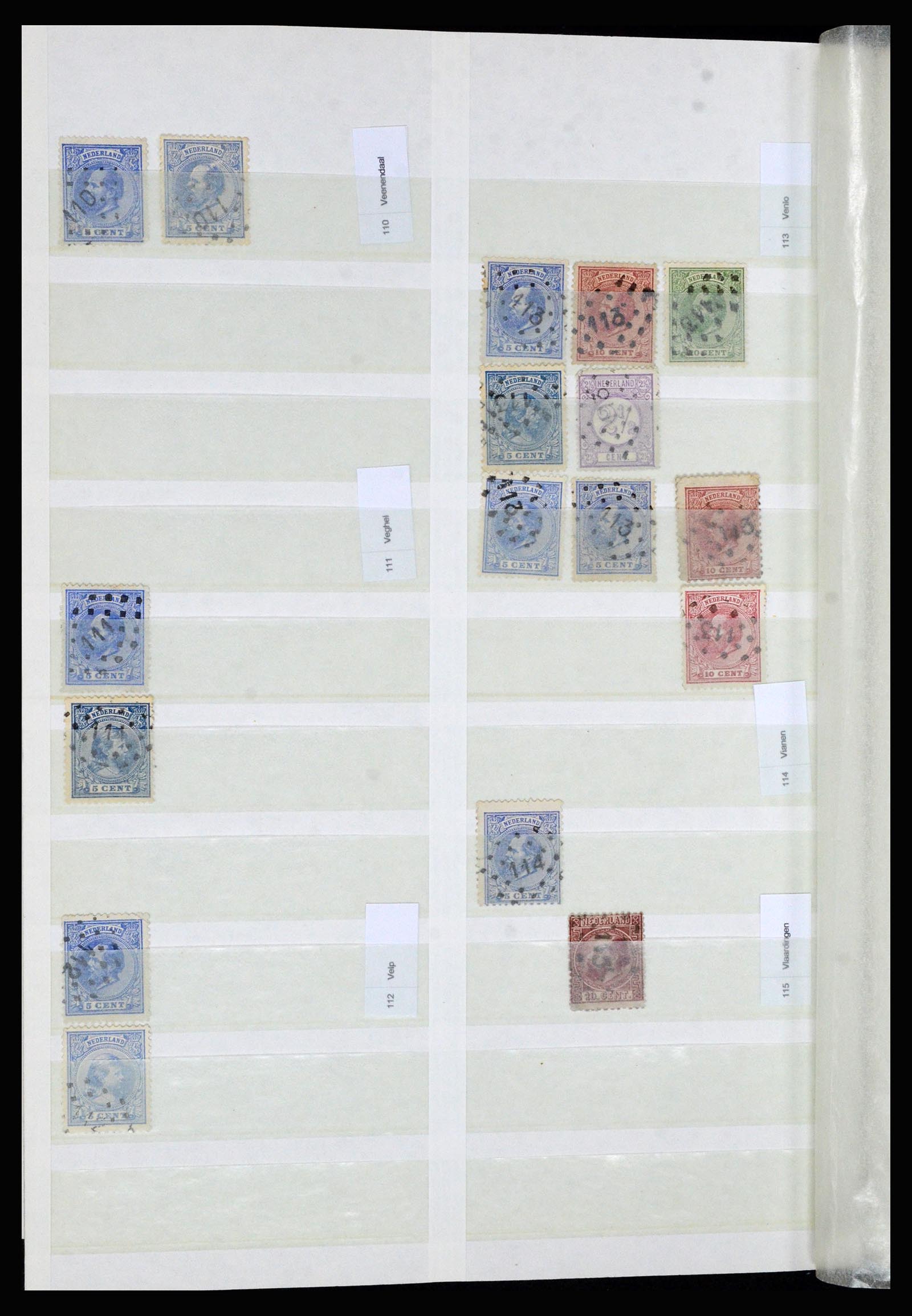 36739 026 - Stamp collection 36739 Netherlands numeral cancels.