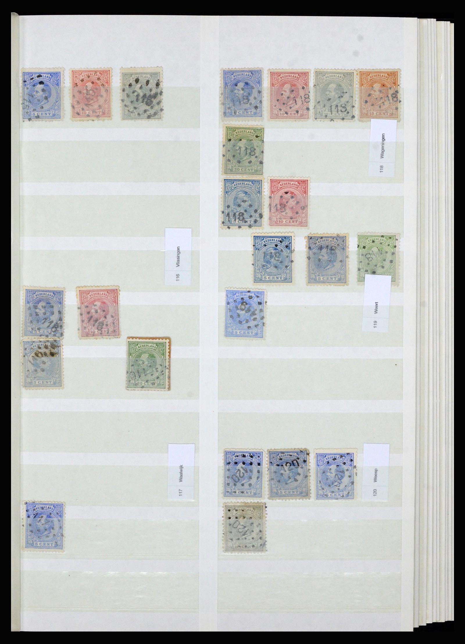 36739 027 - Stamp collection 36739 Netherlands numeral cancels.