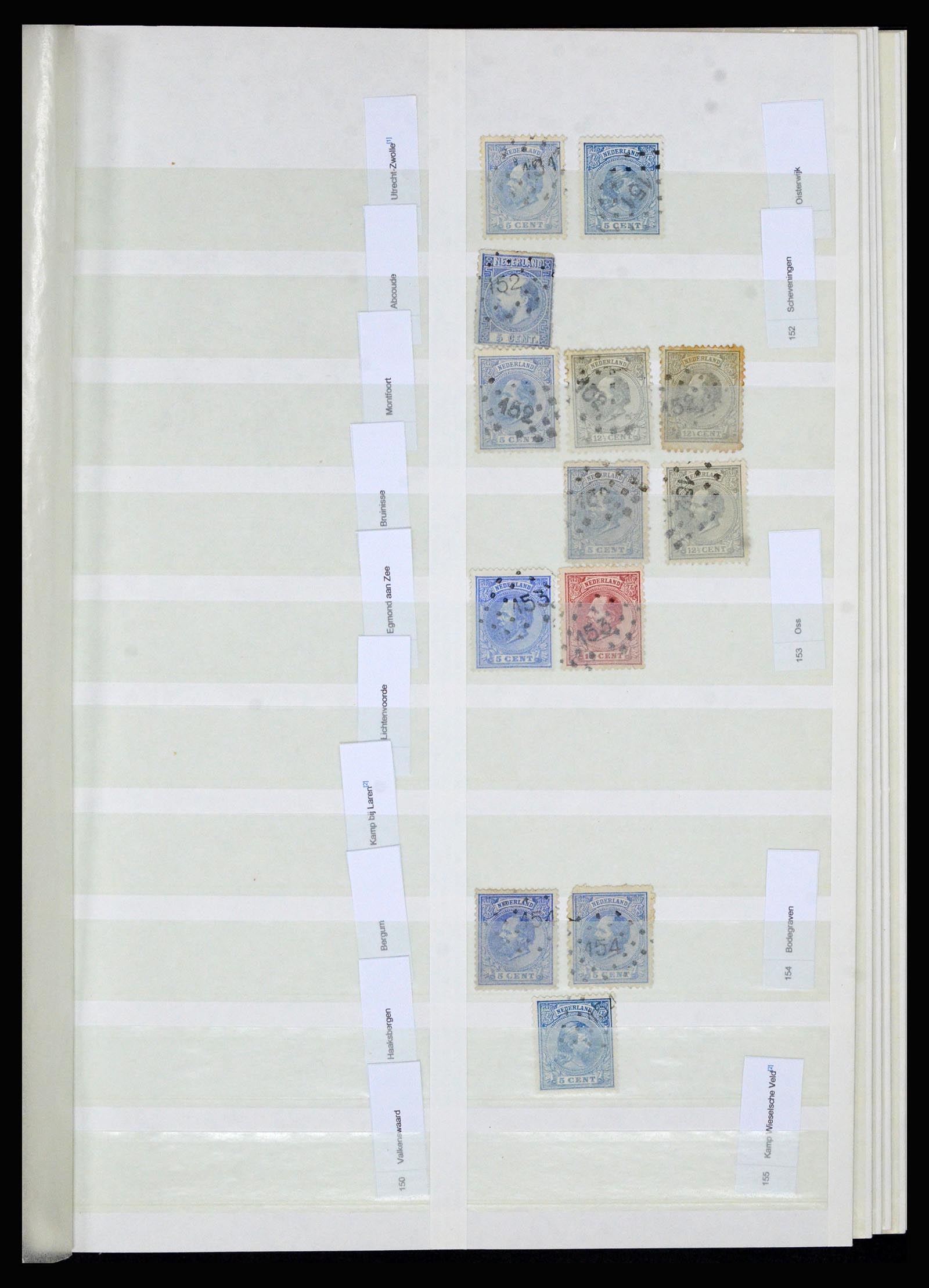 36739 031 - Stamp collection 36739 Netherlands numeral cancels.