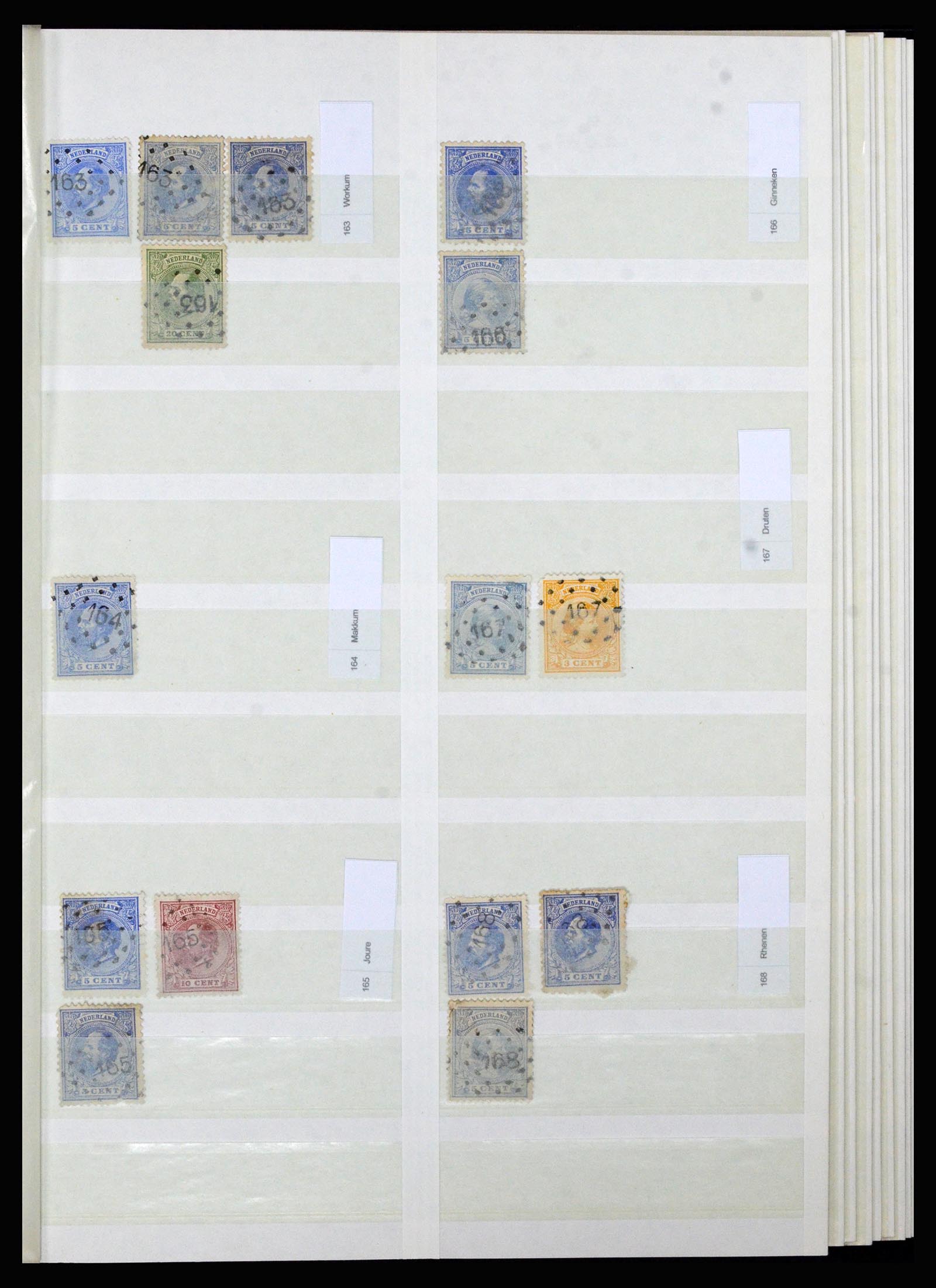 36739 033 - Stamp collection 36739 Netherlands numeral cancels.