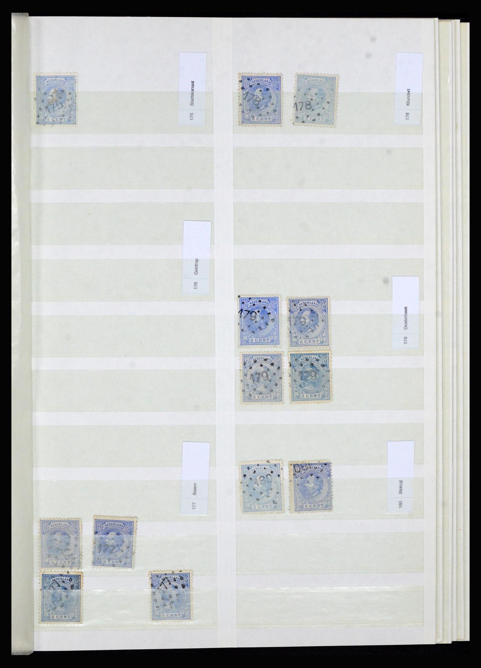 36739 035 - Stamp collection 36739 Netherlands numeral cancels.