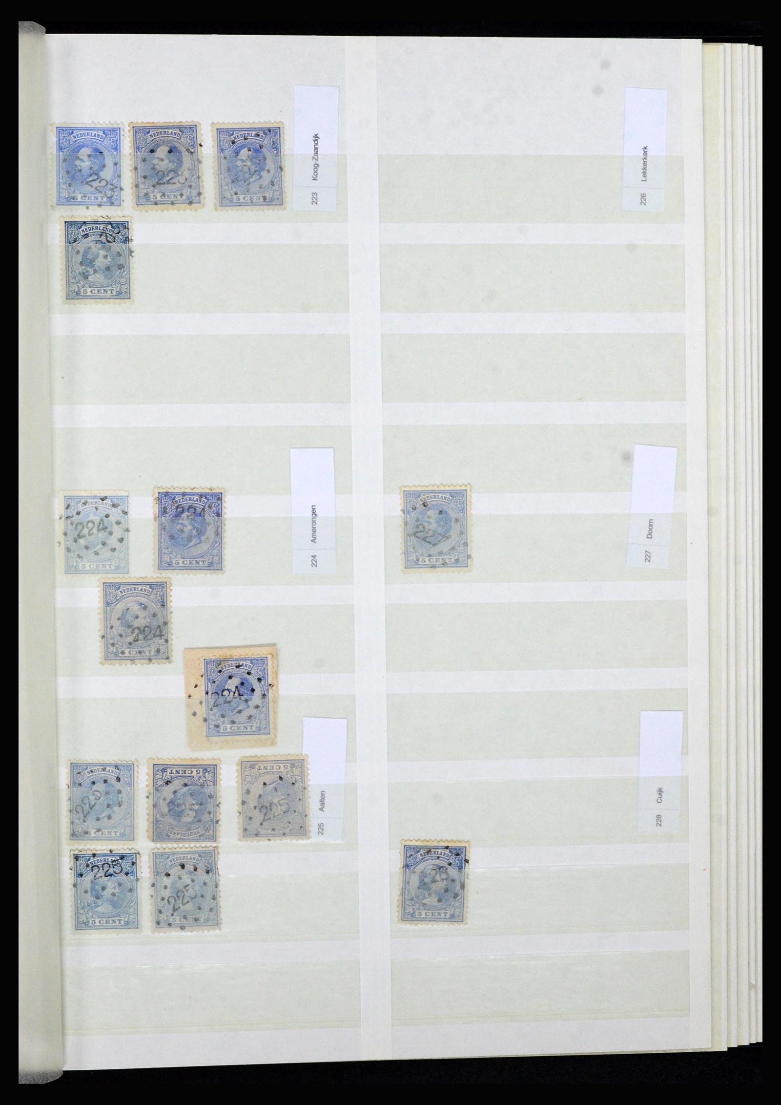 36739 043 - Stamp collection 36739 Netherlands numeral cancels.