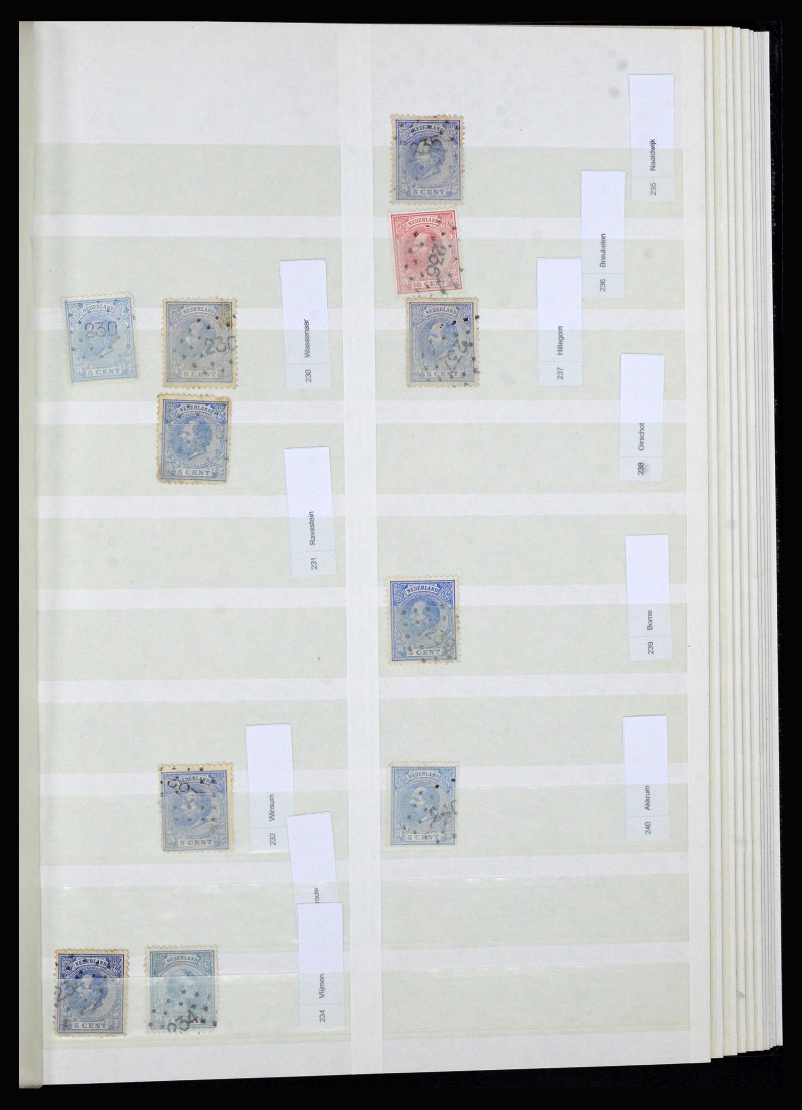 36739 045 - Stamp collection 36739 Netherlands numeral cancels.