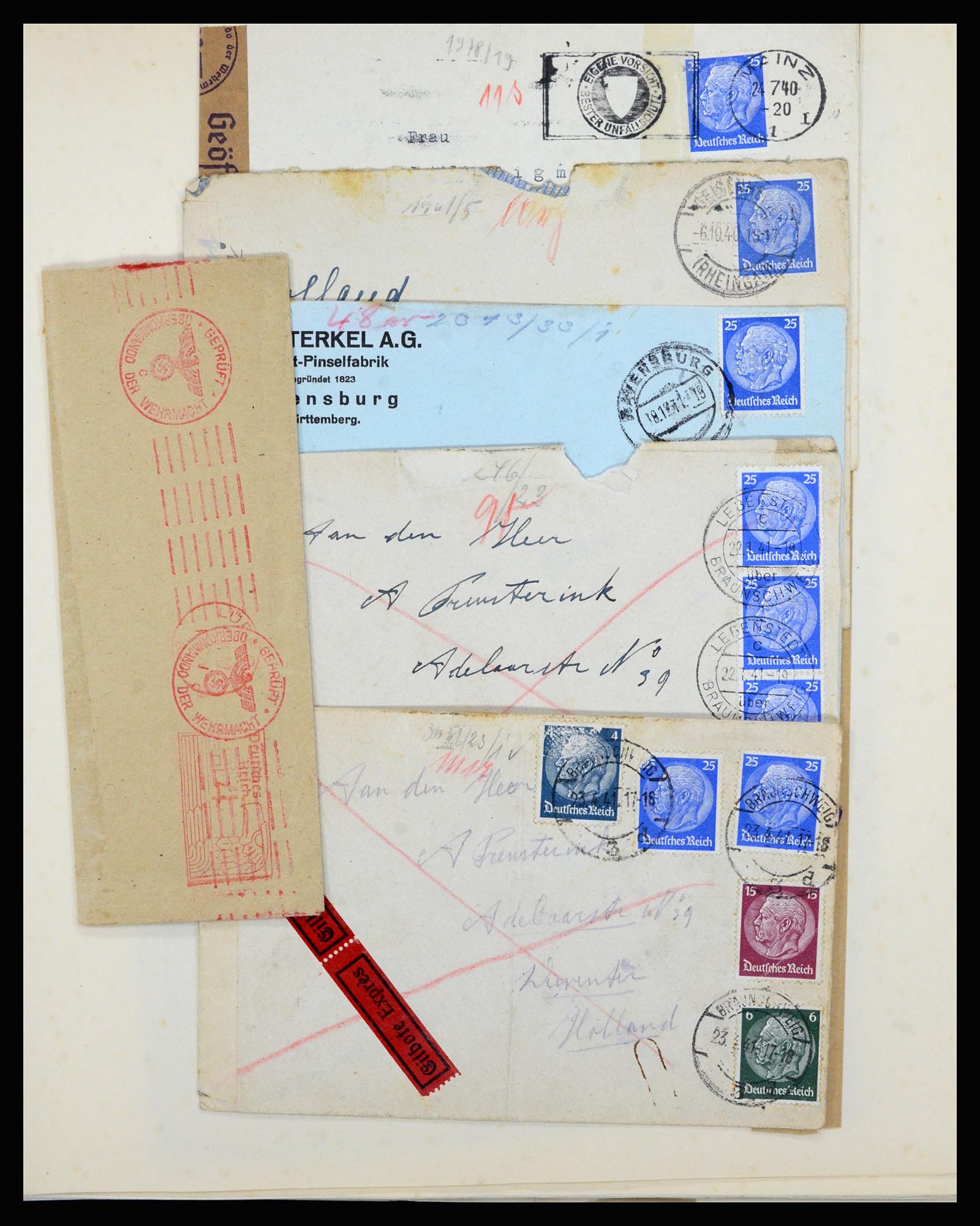 36741 006 - Postzegelverzameling 36741 Wereld 1850-1930.