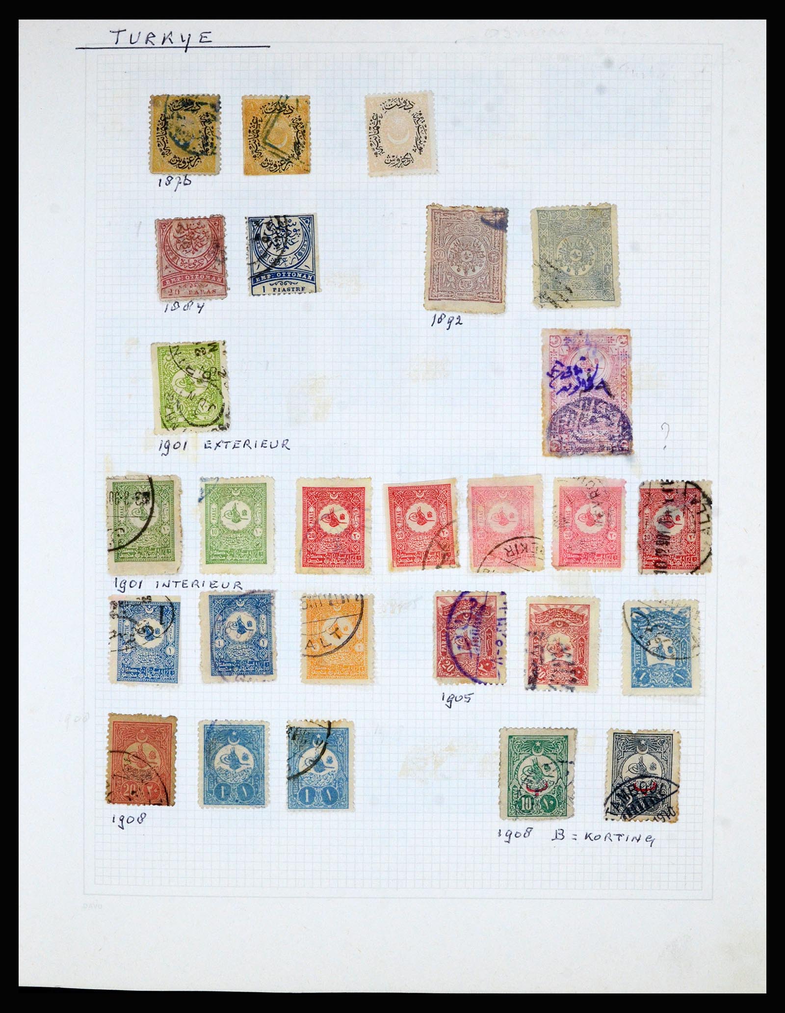 36741 015 - Postzegelverzameling 36741 Wereld 1850-1930.