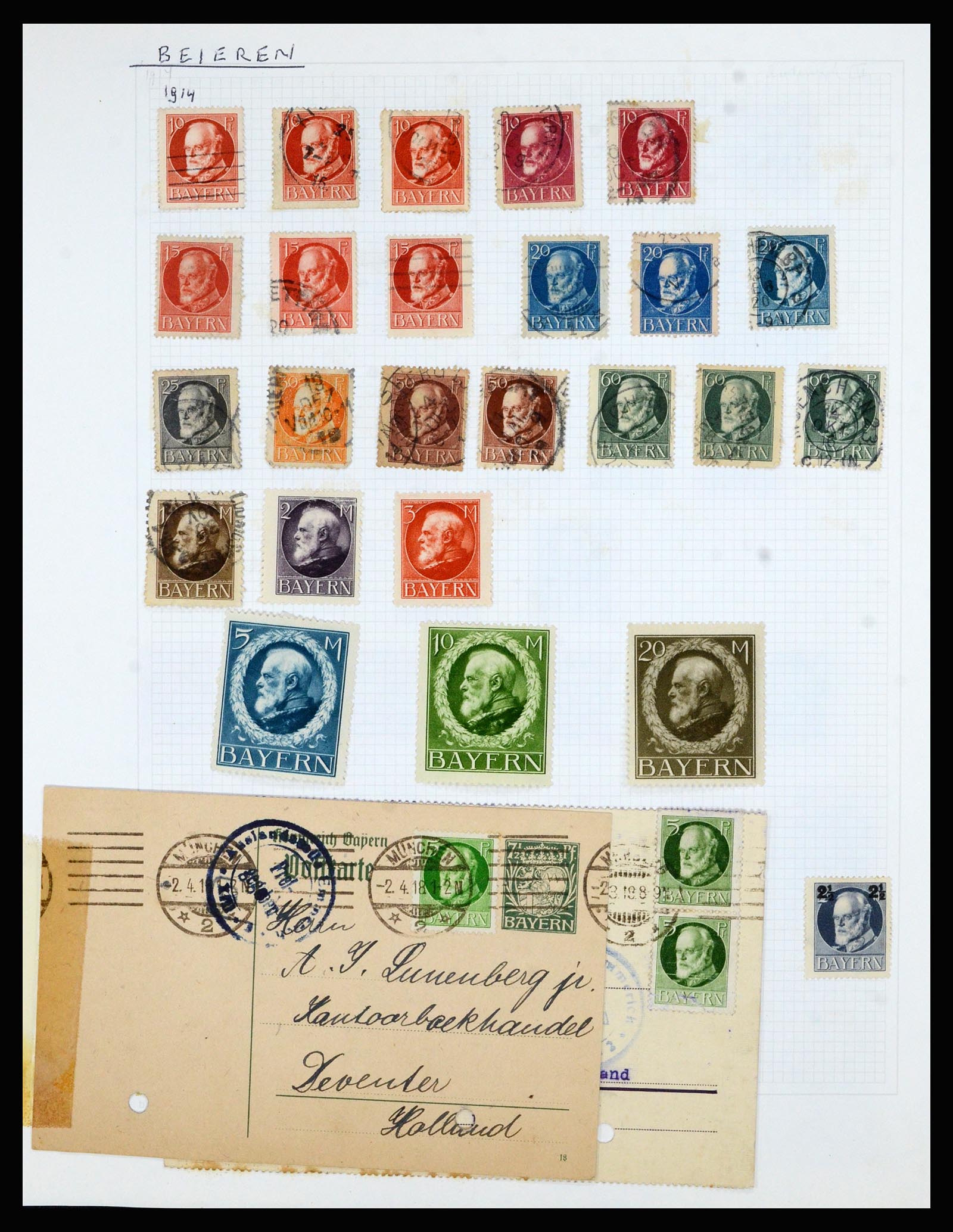 36741 026 - Postzegelverzameling 36741 Wereld 1850-1930.