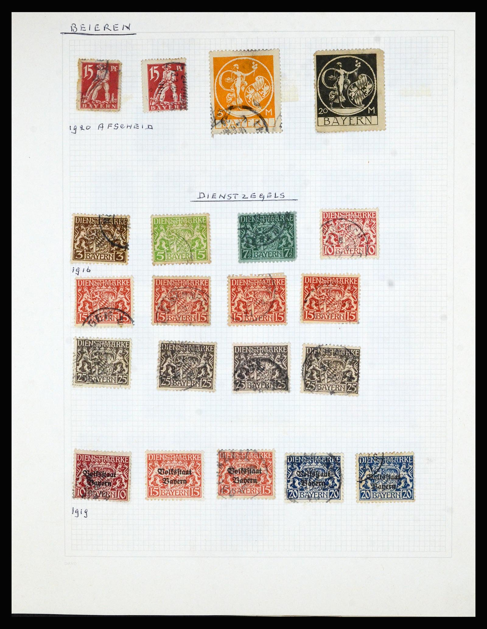 36741 028 - Postzegelverzameling 36741 Wereld 1850-1930.
