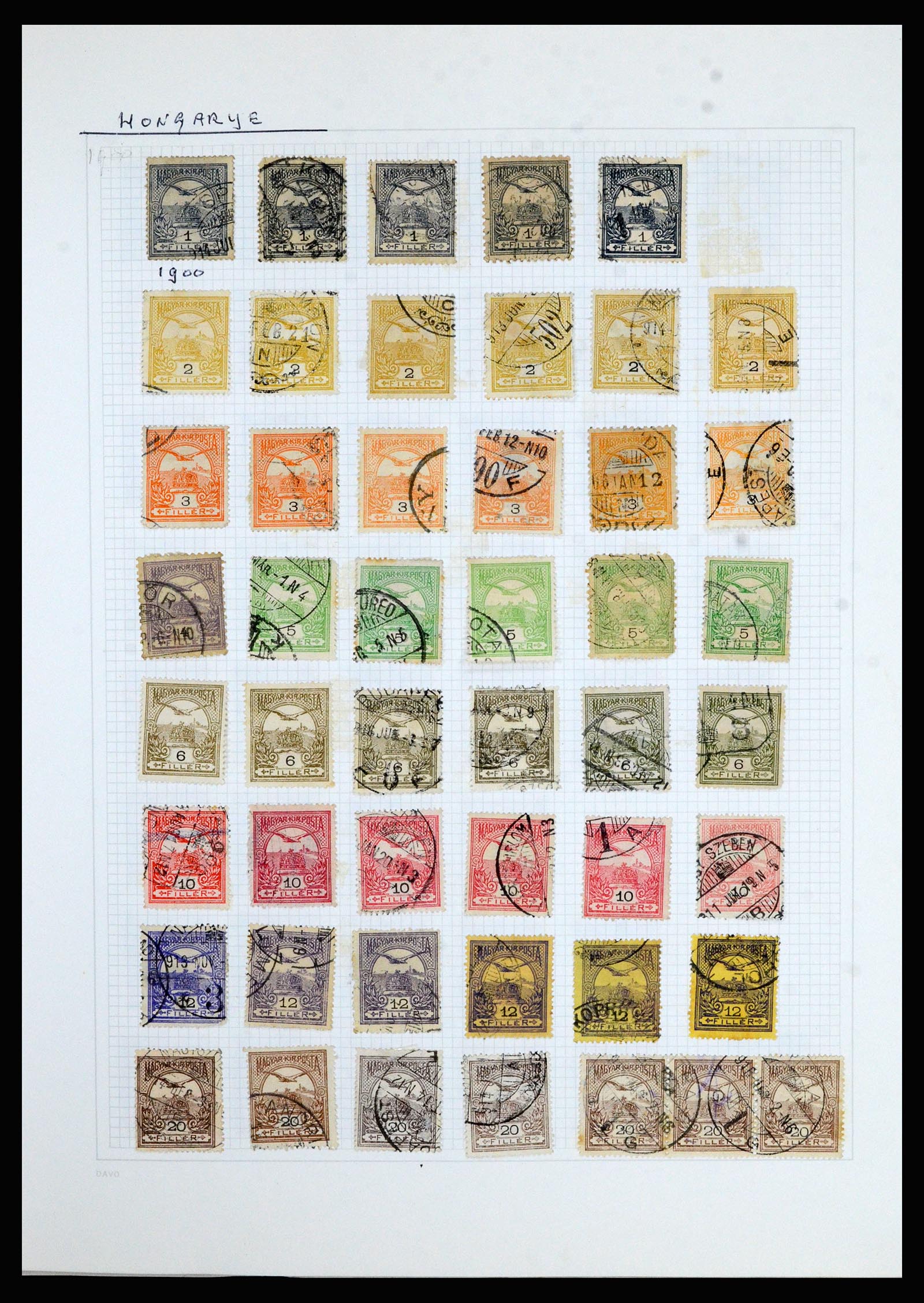 36741 046 - Postzegelverzameling 36741 Wereld 1850-1930.