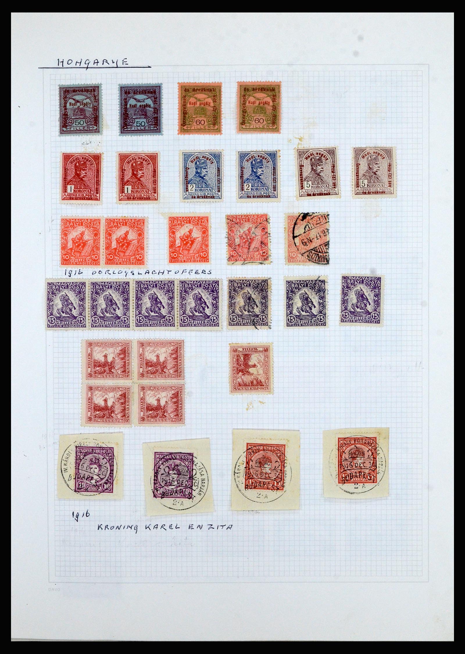 36741 049 - Postzegelverzameling 36741 Wereld 1850-1930.