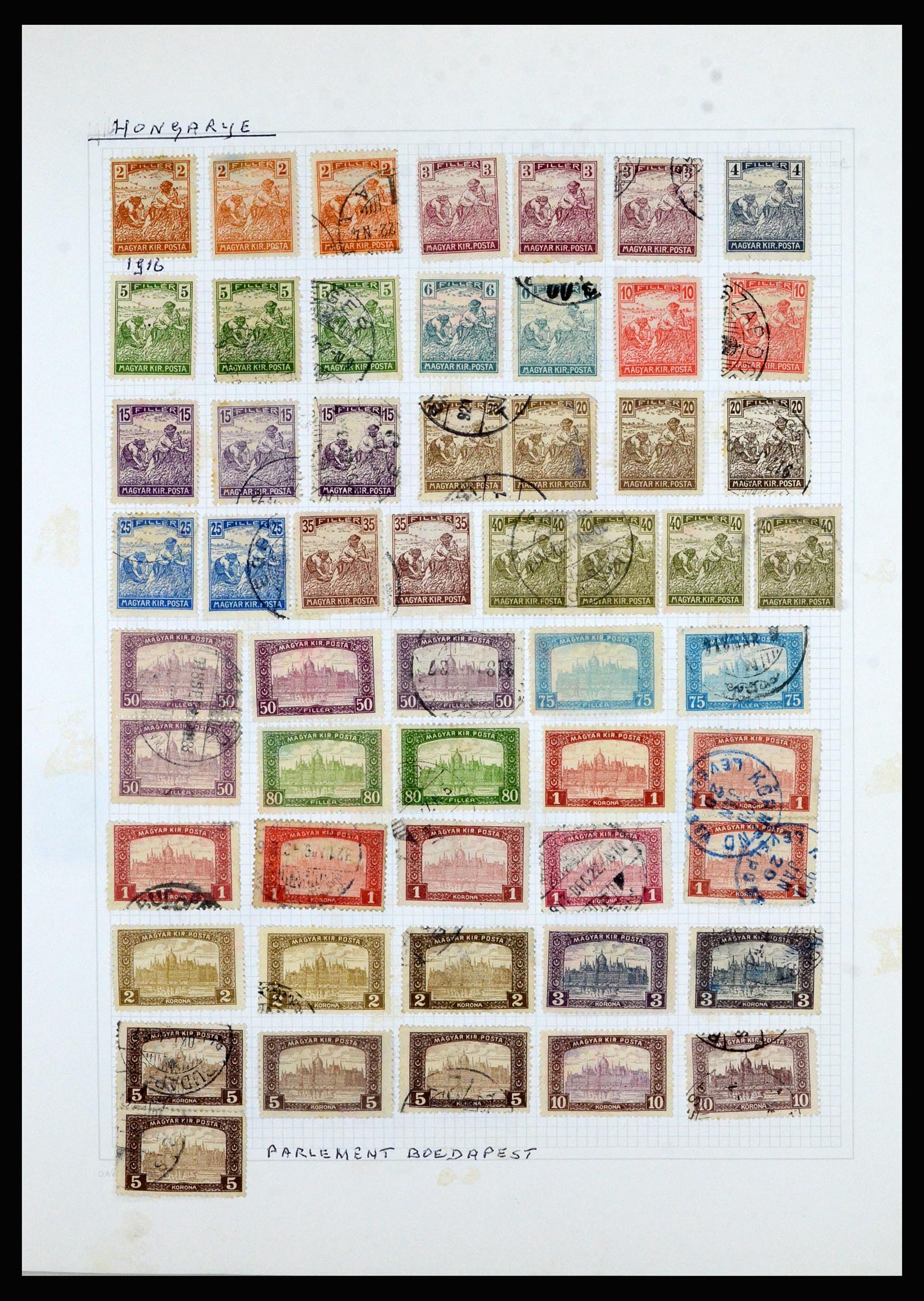 36741 050 - Postzegelverzameling 36741 Wereld 1850-1930.