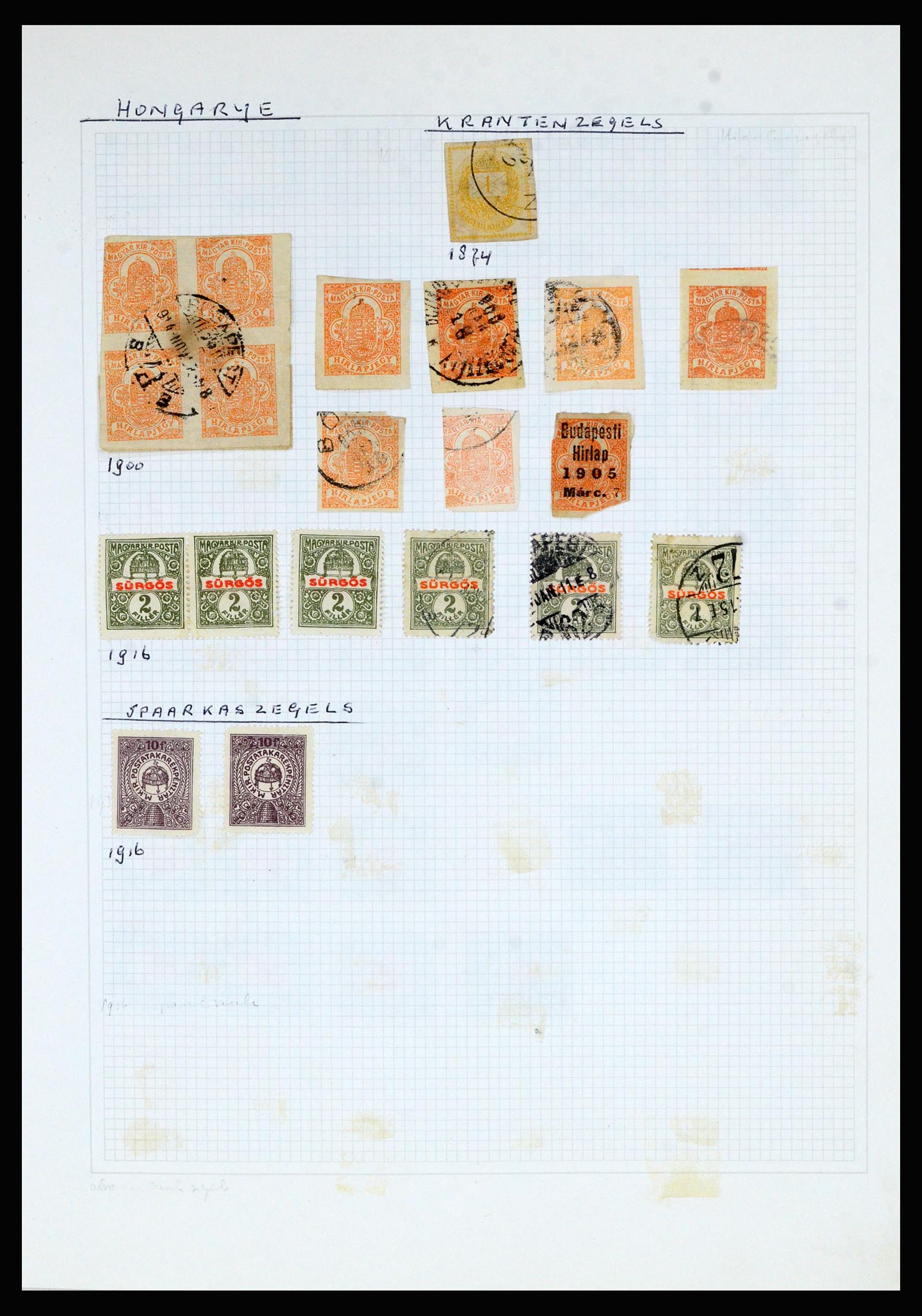 36741 052 - Postzegelverzameling 36741 Wereld 1850-1930.