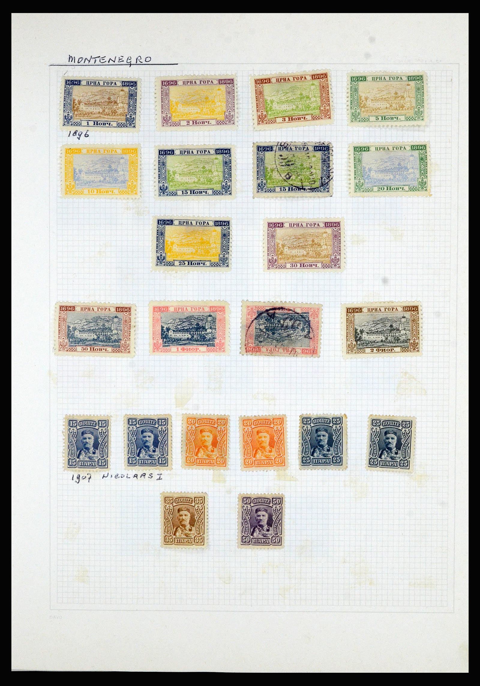 36741 056 - Postzegelverzameling 36741 Wereld 1850-1930.
