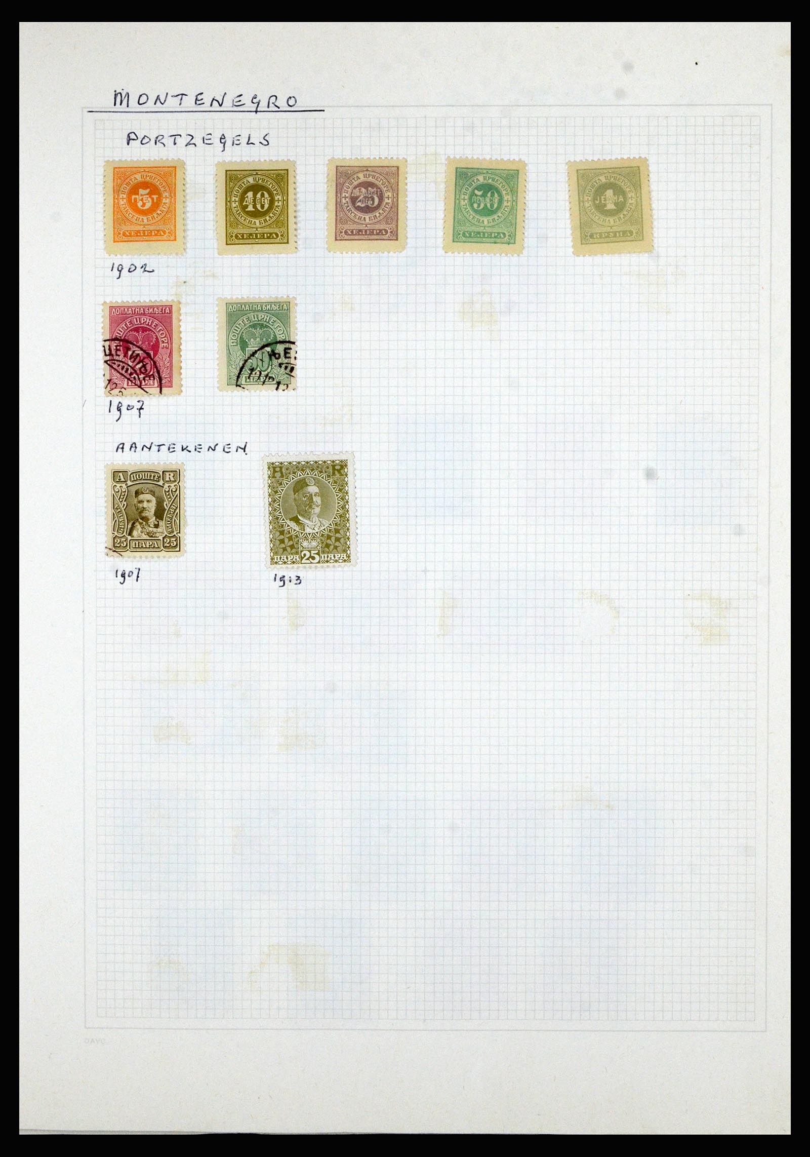 36741 058 - Postzegelverzameling 36741 Wereld 1850-1930.
