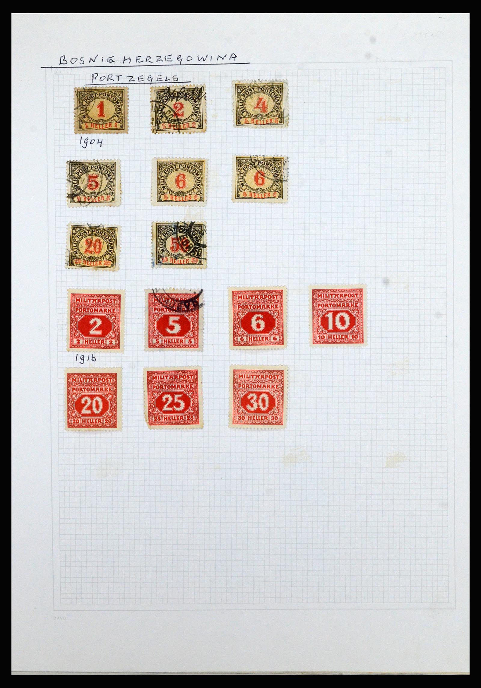 36741 066 - Postzegelverzameling 36741 Wereld 1850-1930.