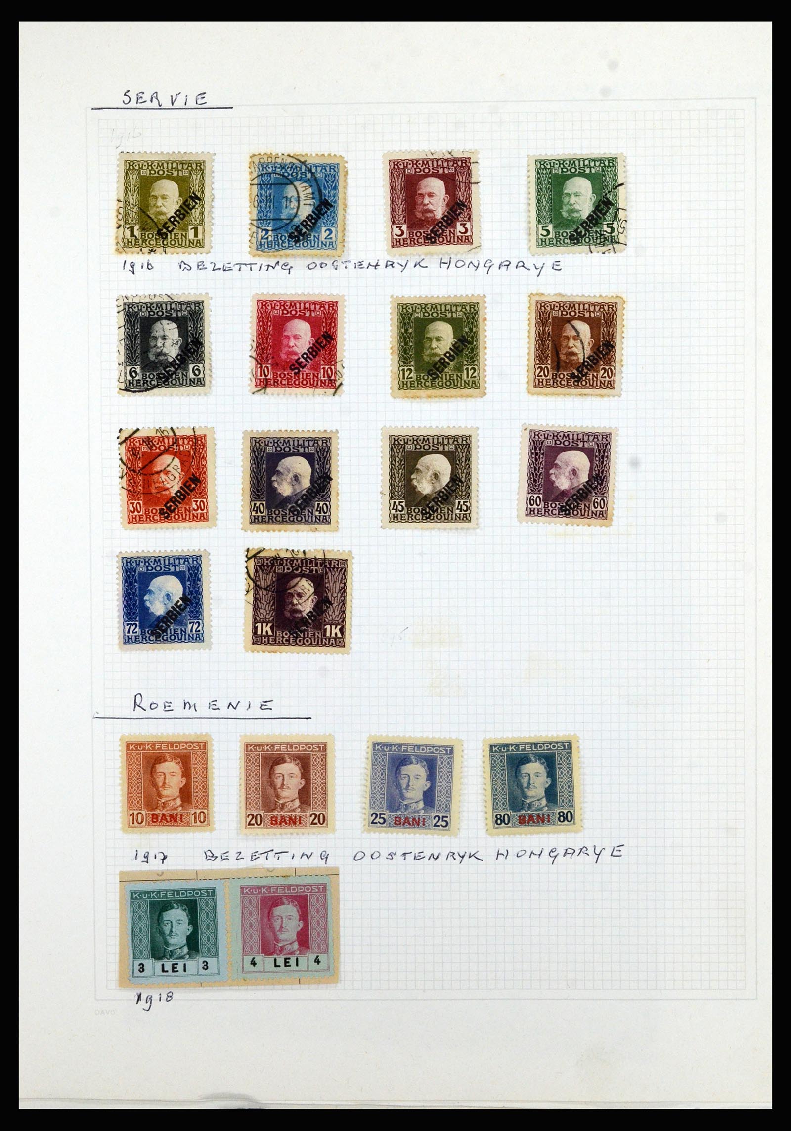 36741 070 - Postzegelverzameling 36741 Wereld 1850-1930.