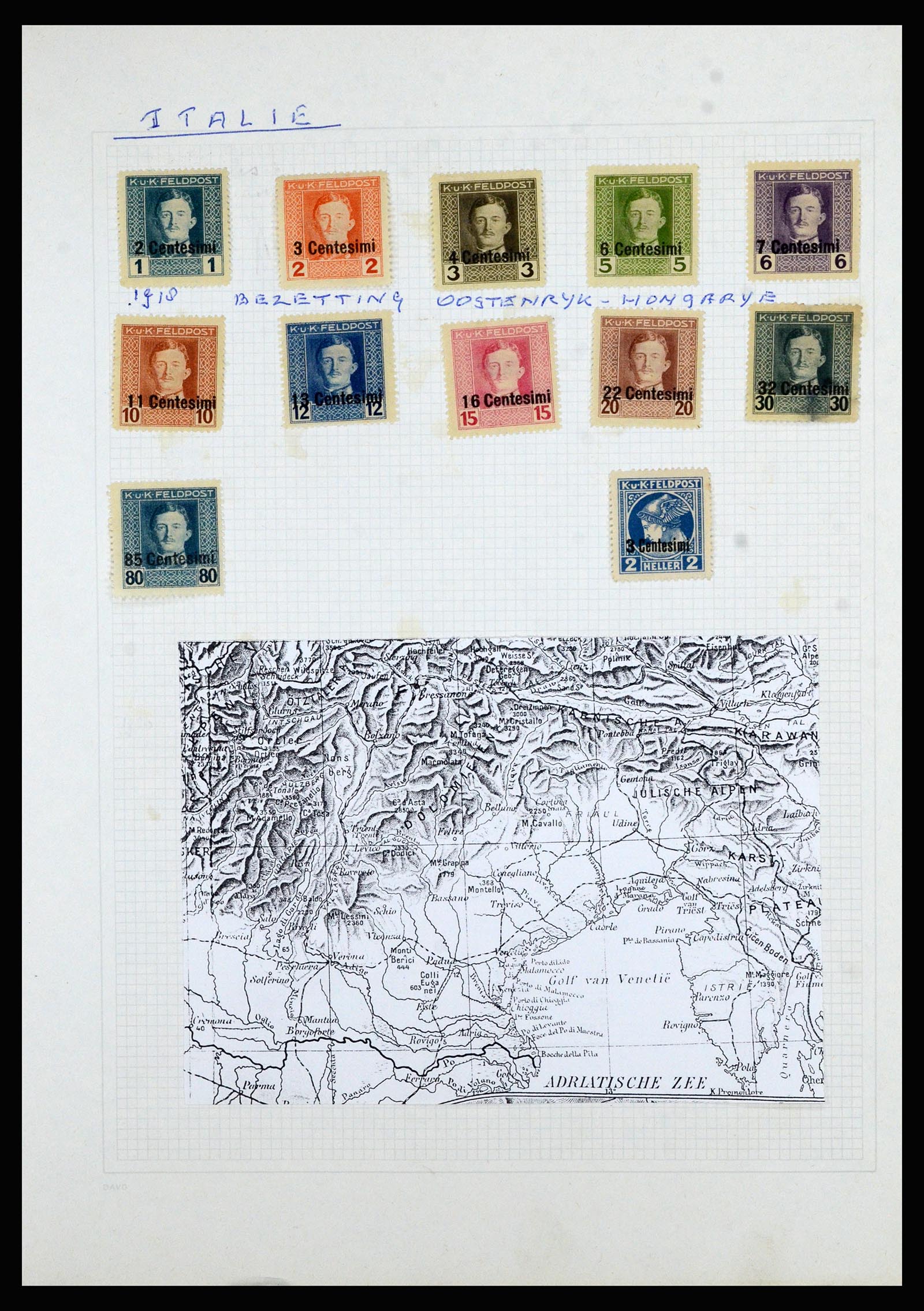 36741 072 - Postzegelverzameling 36741 Wereld 1850-1930.