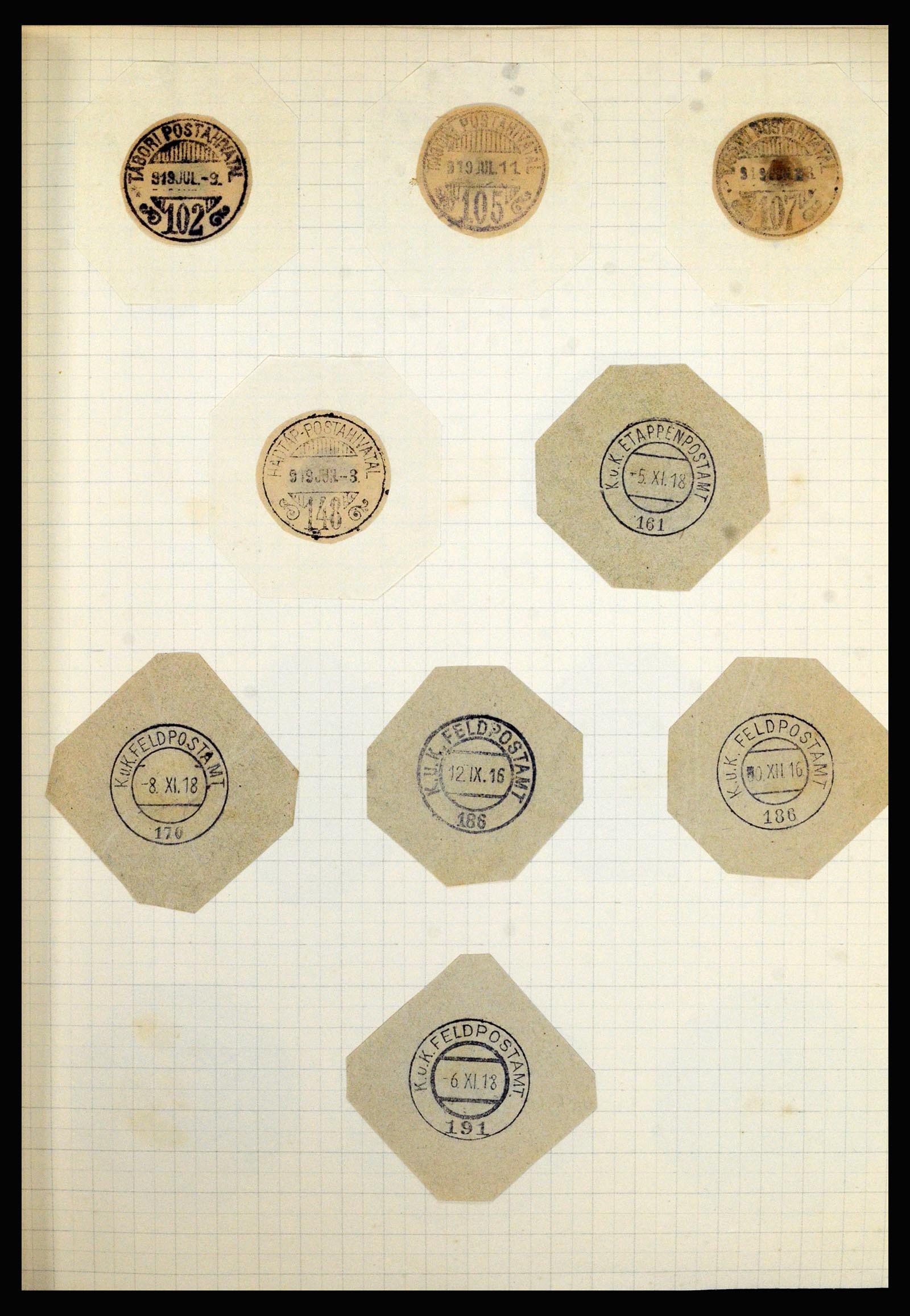 36741 074 - Postzegelverzameling 36741 Wereld 1850-1930.