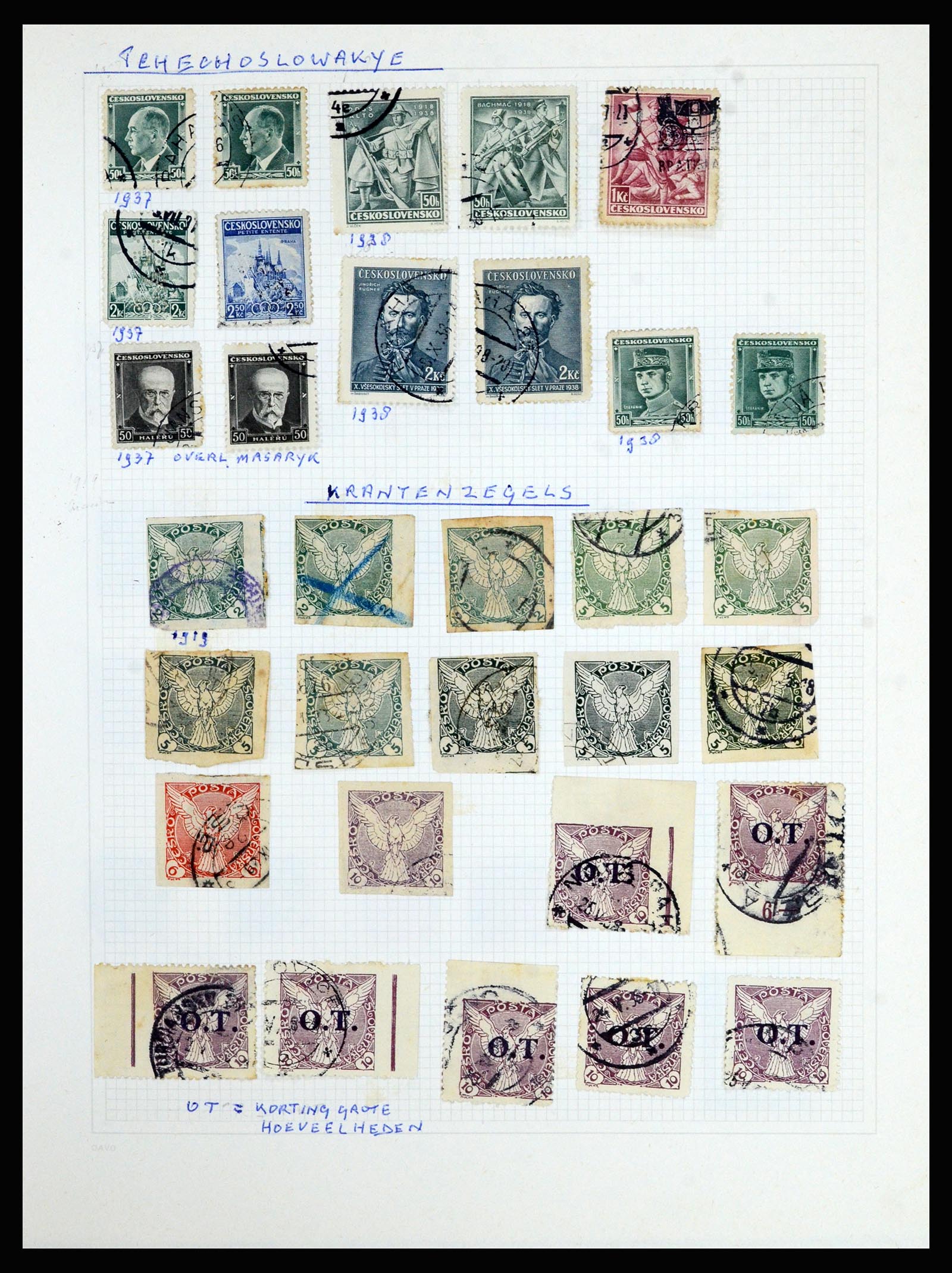 36741 122 - Postzegelverzameling 36741 Wereld 1850-1930.