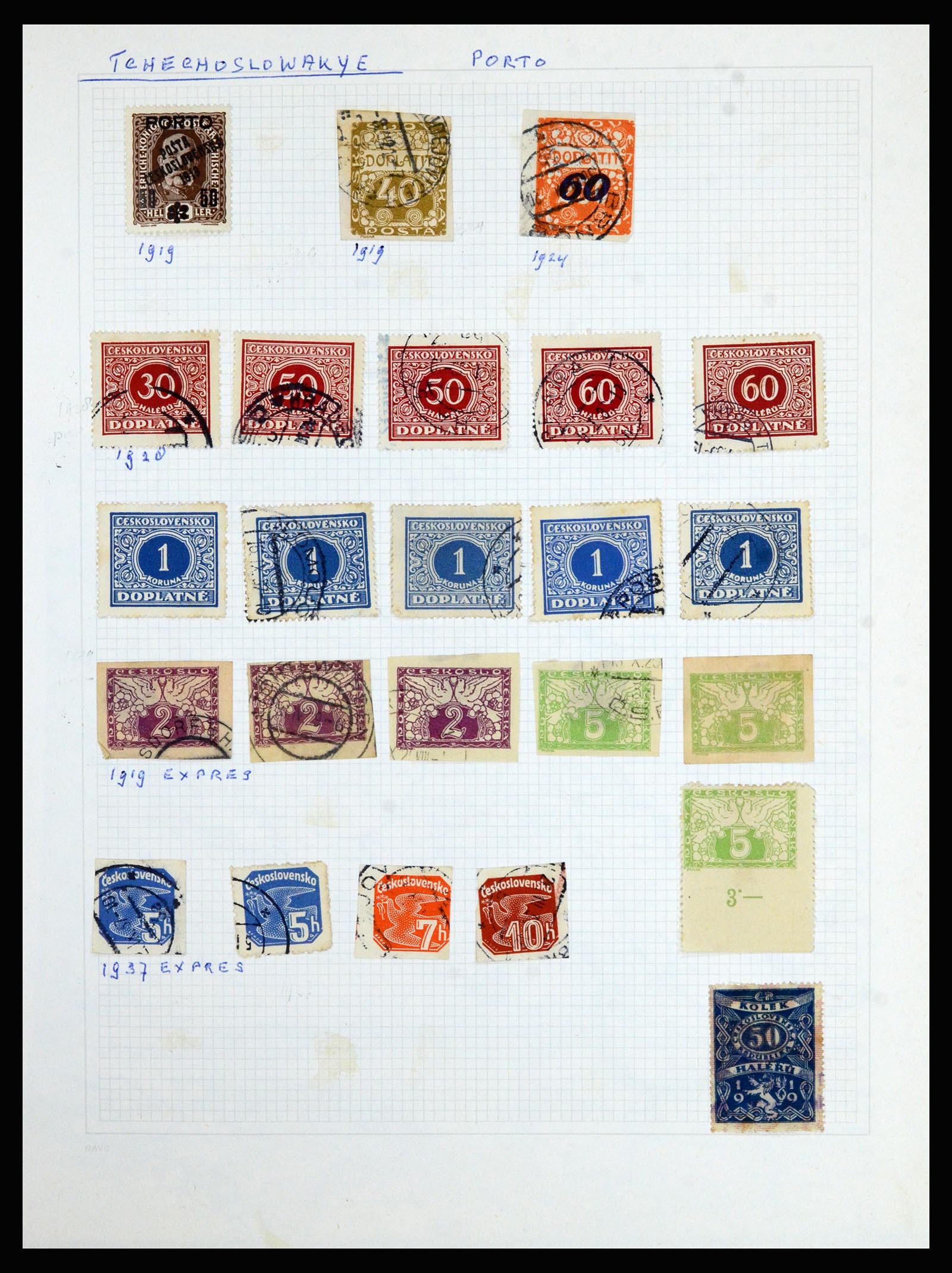 36741 123 - Postzegelverzameling 36741 Wereld 1850-1930.