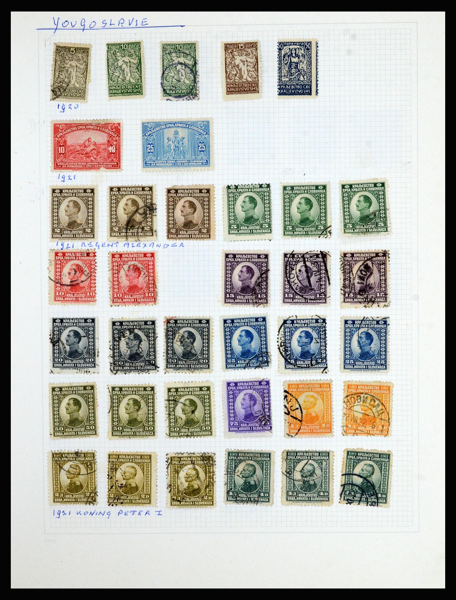 36741 126 - Postzegelverzameling 36741 Wereld 1850-1930.