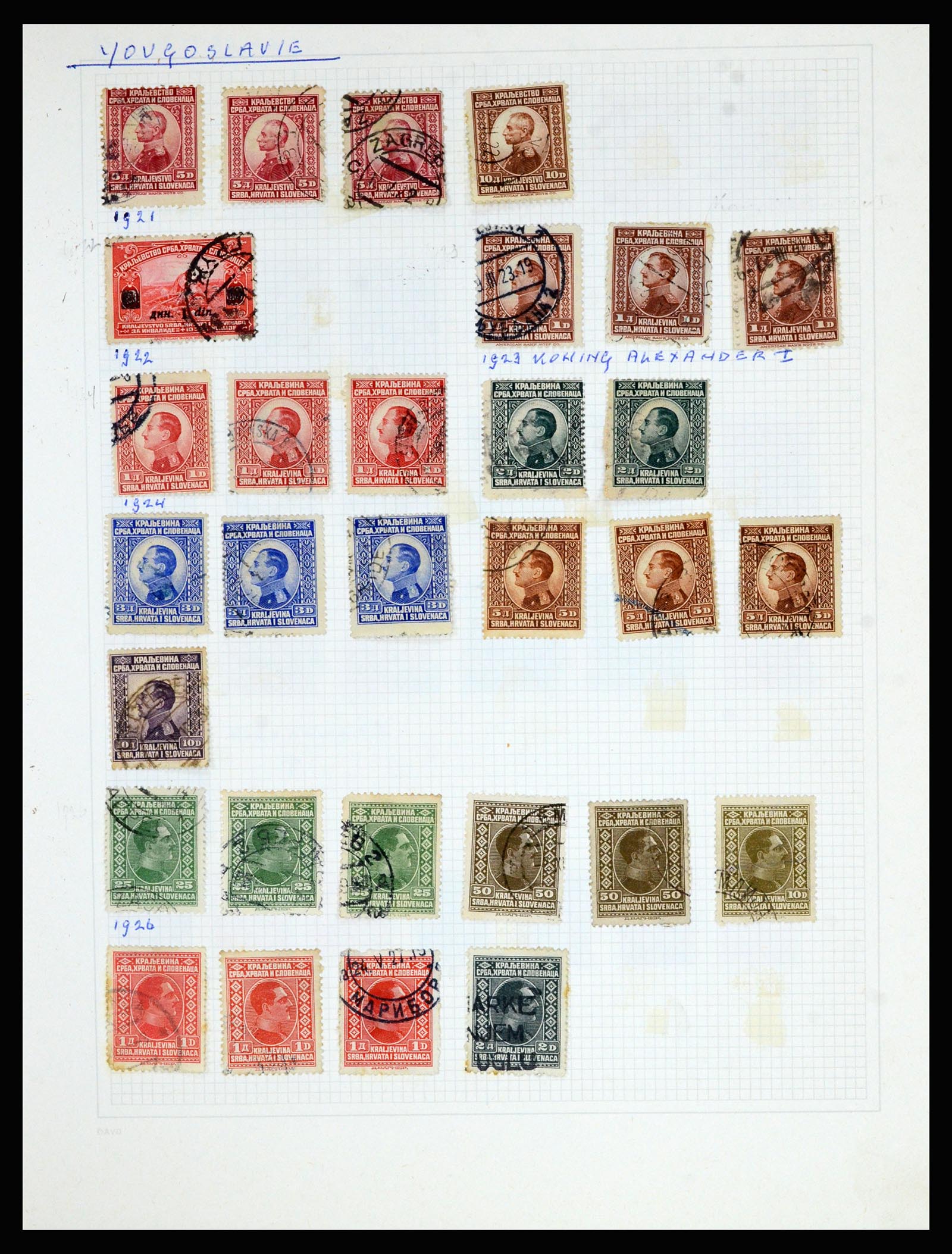 36741 127 - Postzegelverzameling 36741 Wereld 1850-1930.