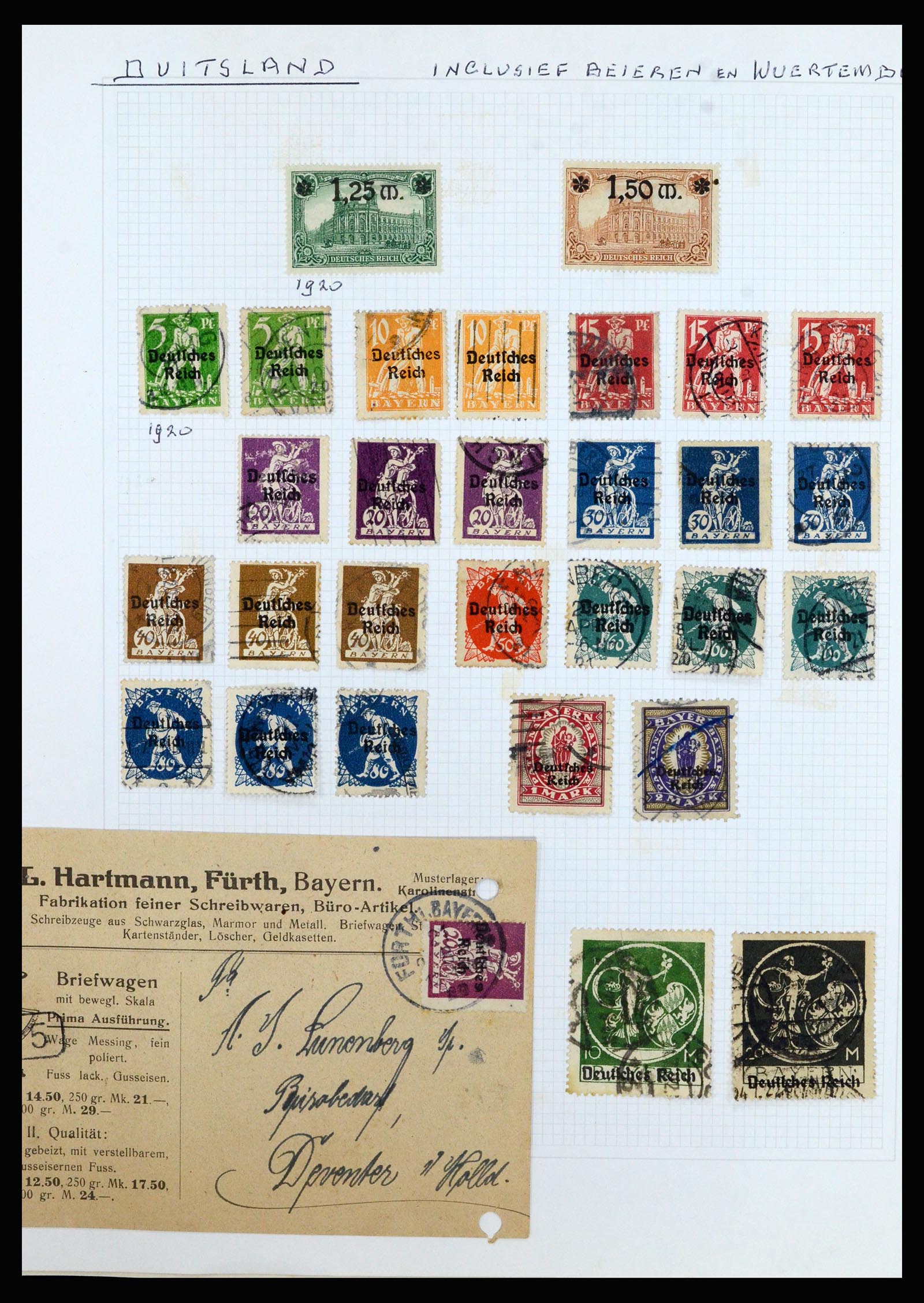 36741 134 - Postzegelverzameling 36741 Wereld 1850-1930.