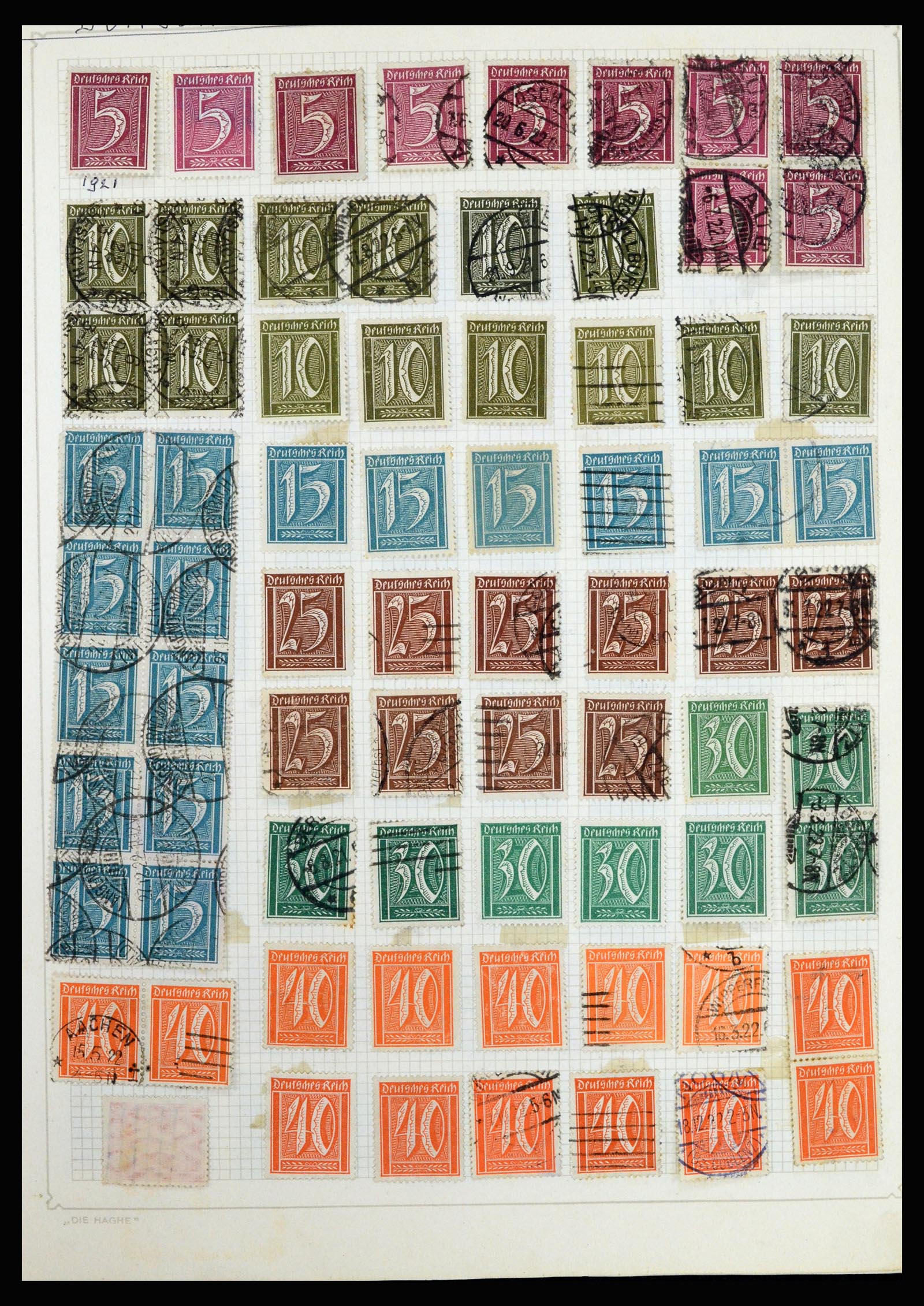 36741 138 - Postzegelverzameling 36741 Wereld 1850-1930.