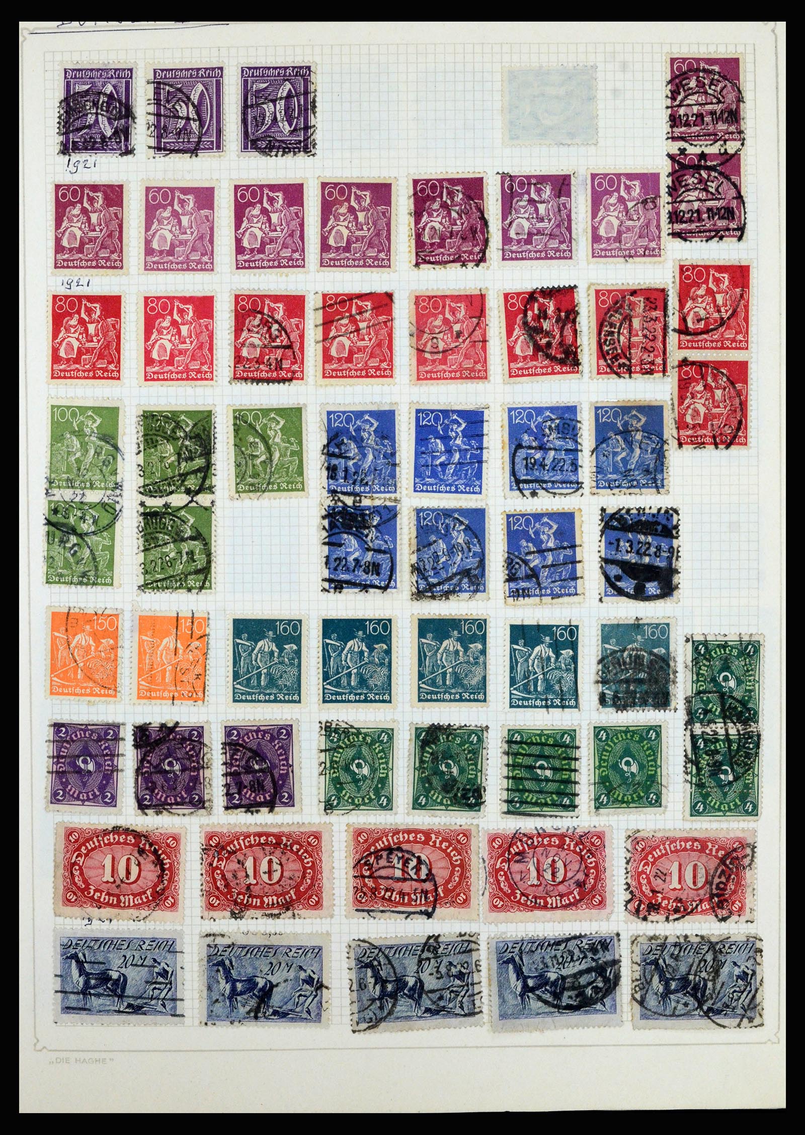 36741 139 - Postzegelverzameling 36741 Wereld 1850-1930.