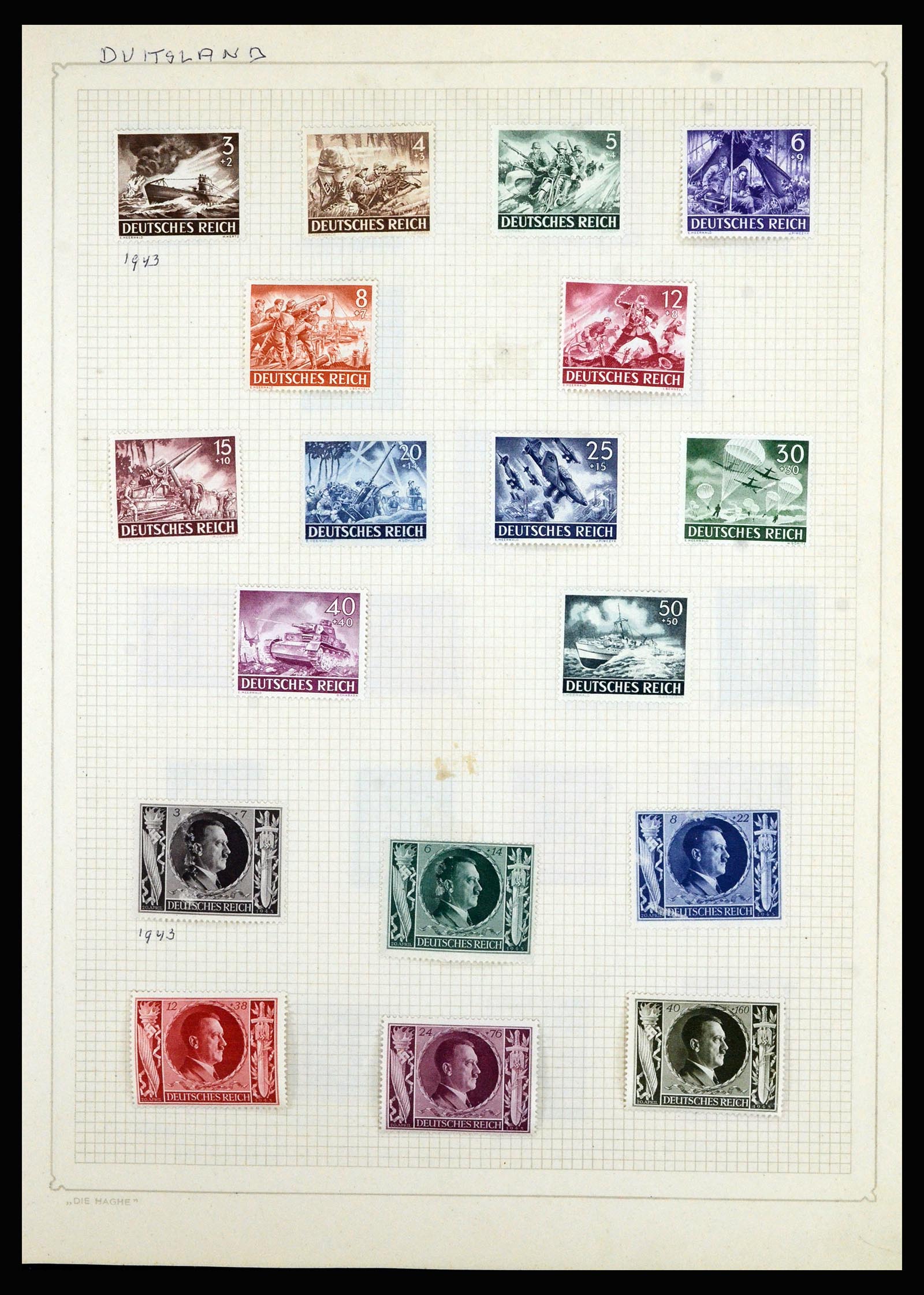 36741 221 - Postzegelverzameling 36741 Wereld 1850-1930.