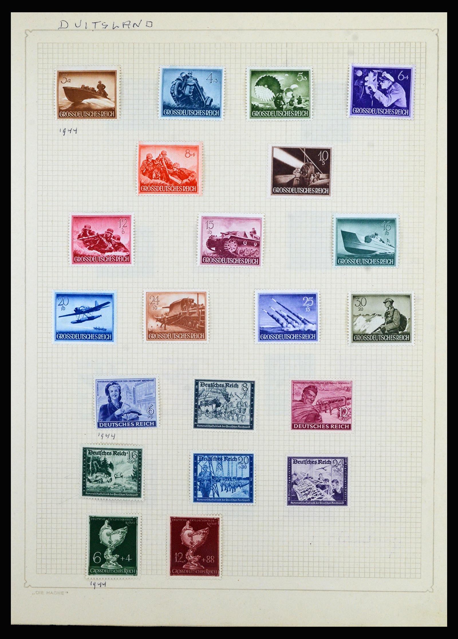 36741 223 - Postzegelverzameling 36741 Wereld 1850-1930.