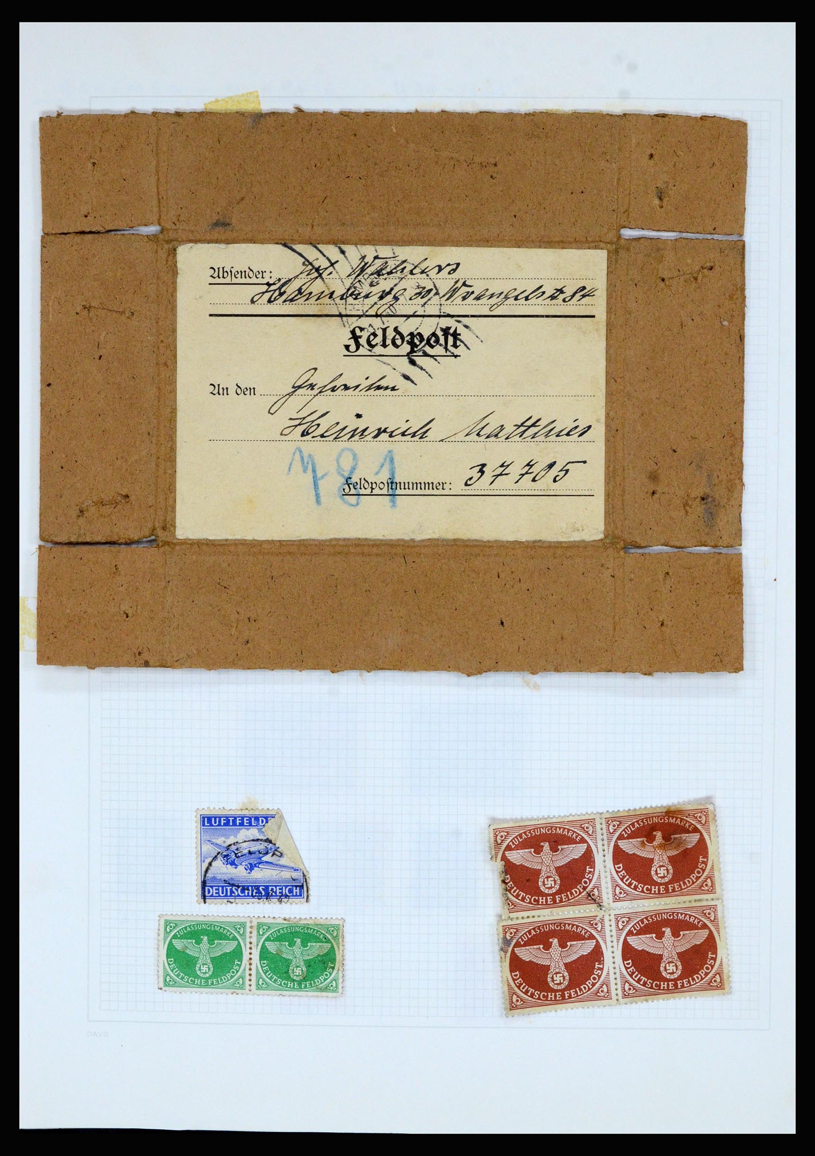 36741 225 - Postzegelverzameling 36741 Wereld 1850-1930.