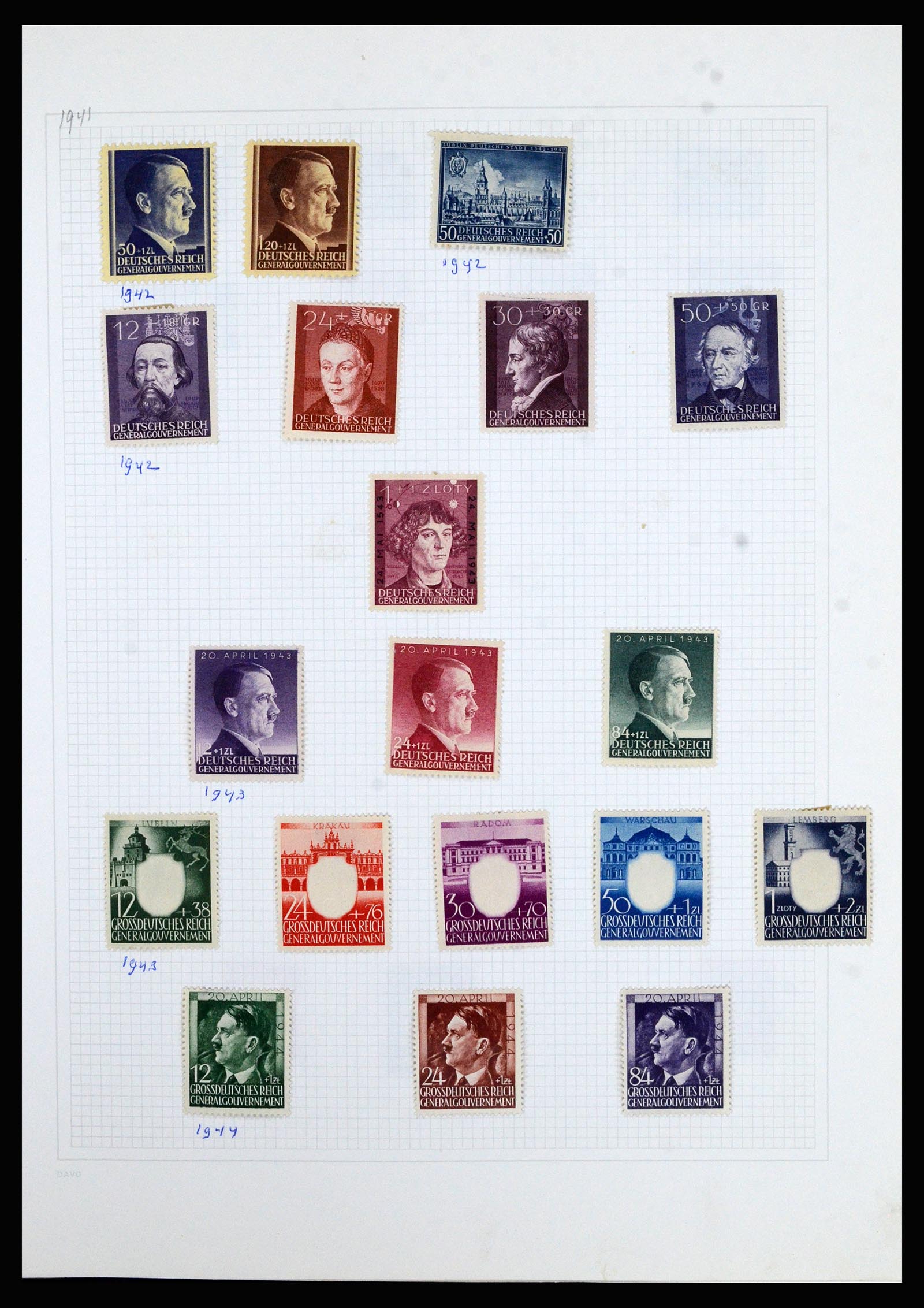 36741 231 - Postzegelverzameling 36741 Wereld 1850-1930.