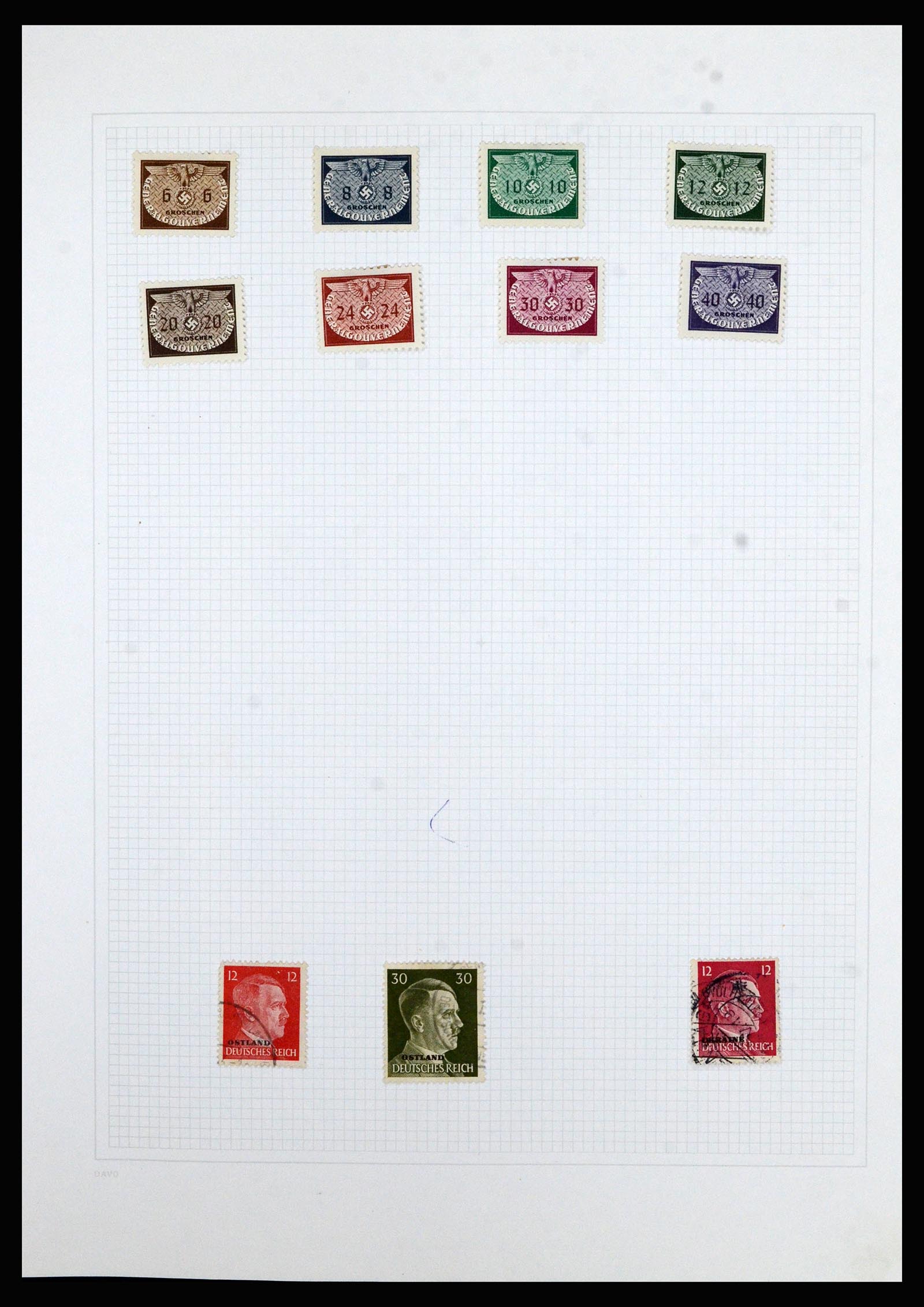 36741 232 - Postzegelverzameling 36741 Wereld 1850-1930.