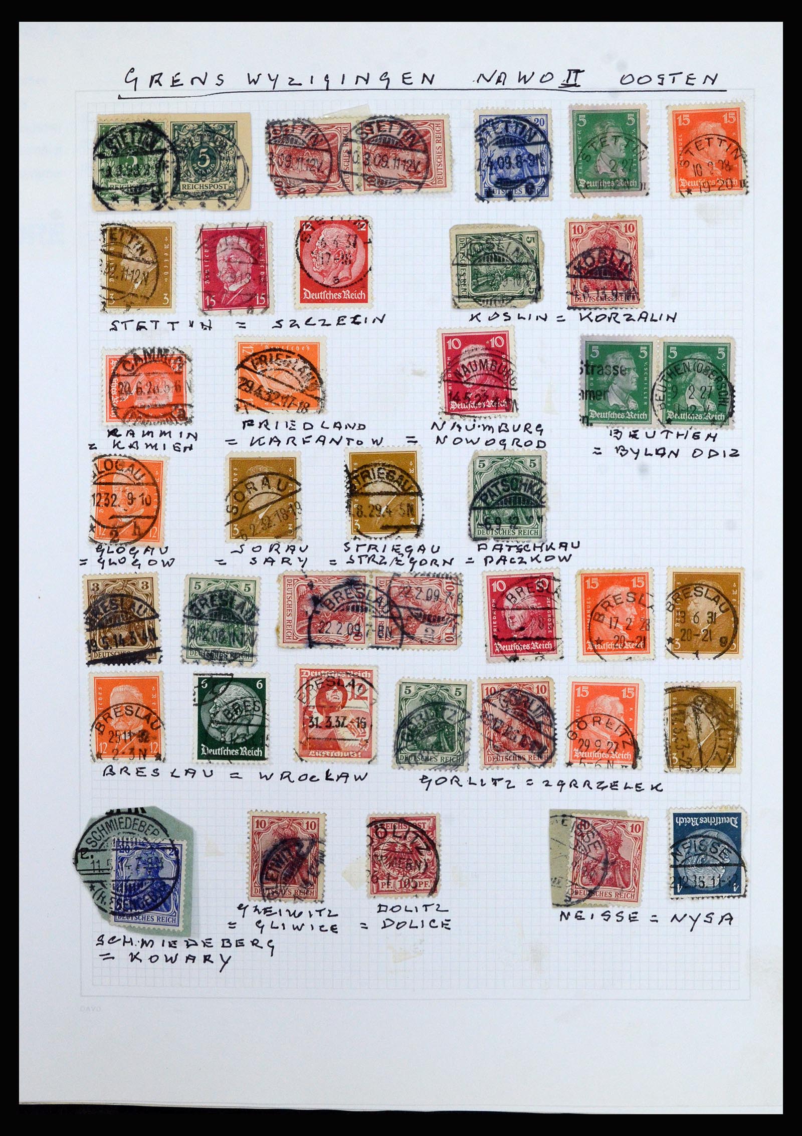 36741 233 - Postzegelverzameling 36741 Wereld 1850-1930.