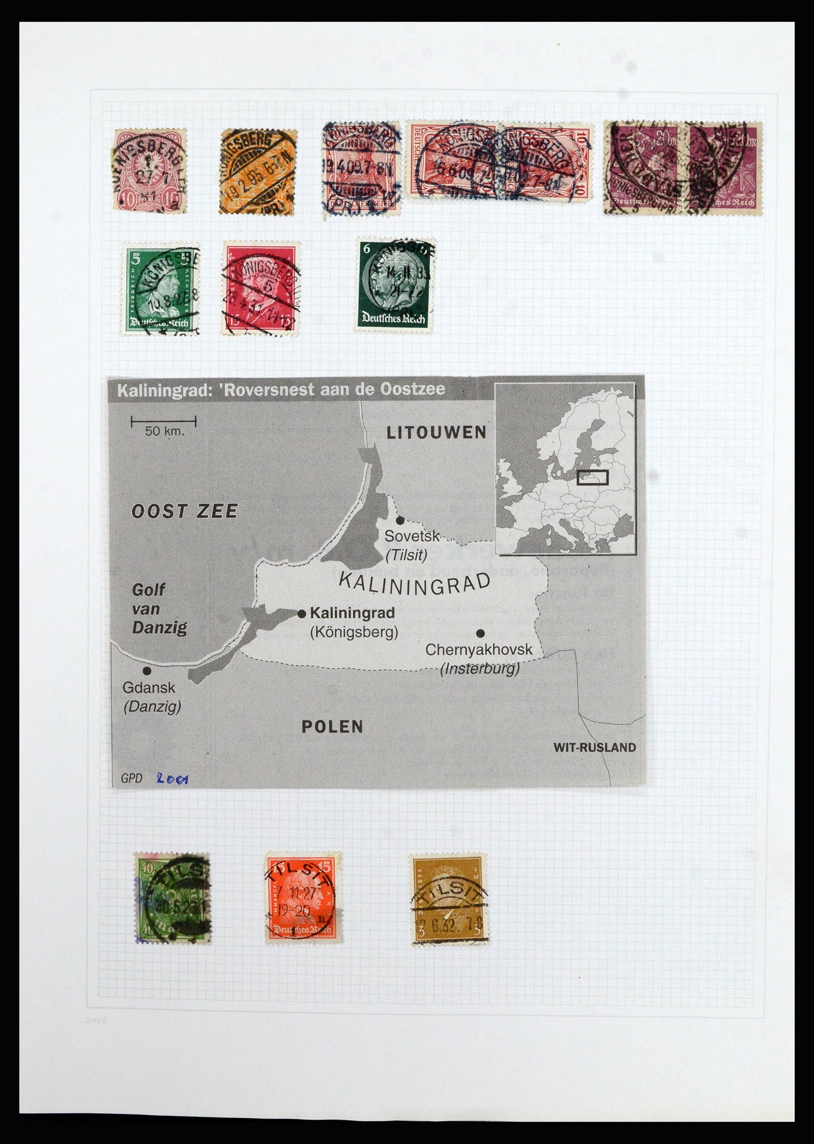 36741 234 - Postzegelverzameling 36741 Wereld 1850-1930.