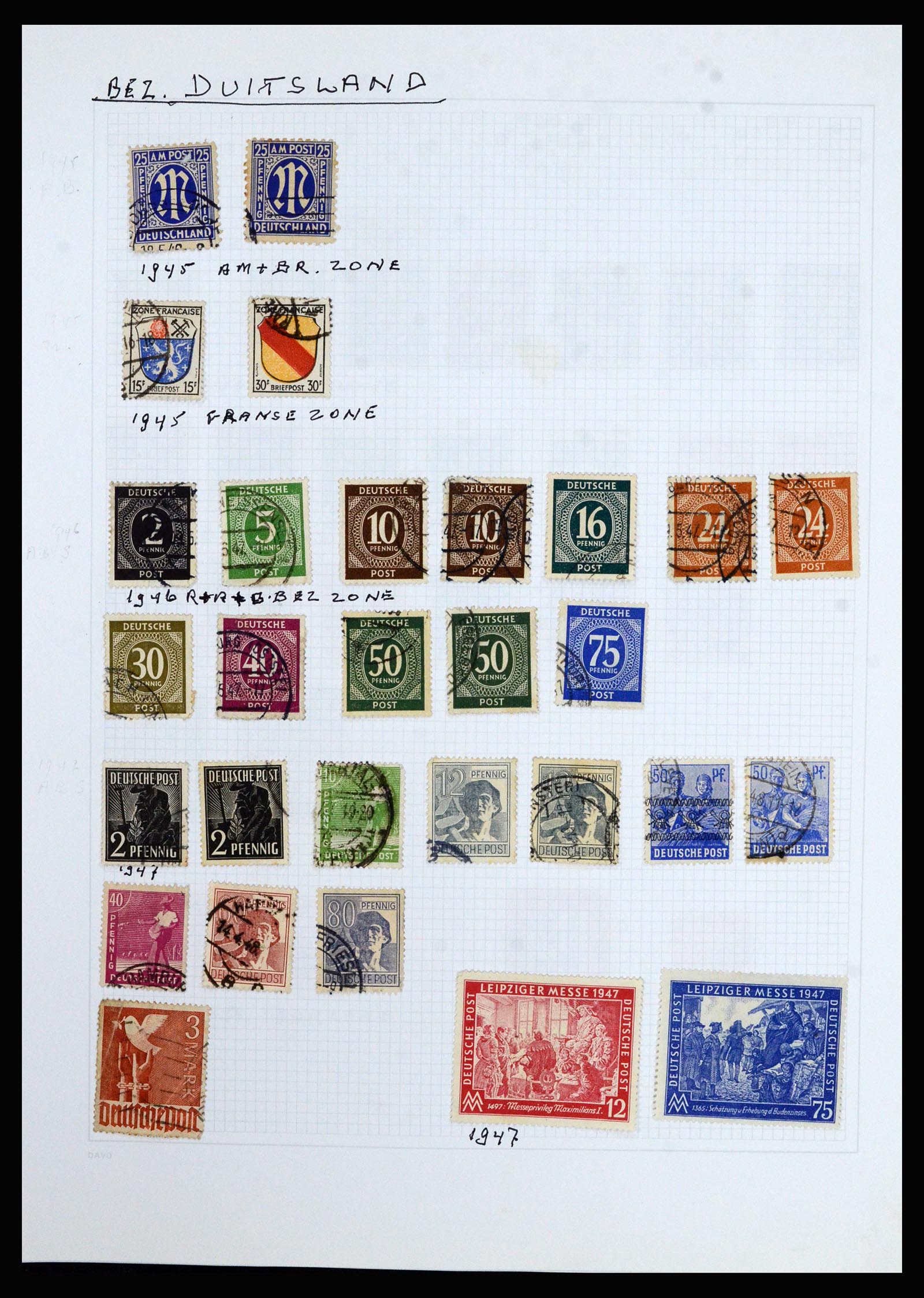 36741 235 - Postzegelverzameling 36741 Wereld 1850-1930.