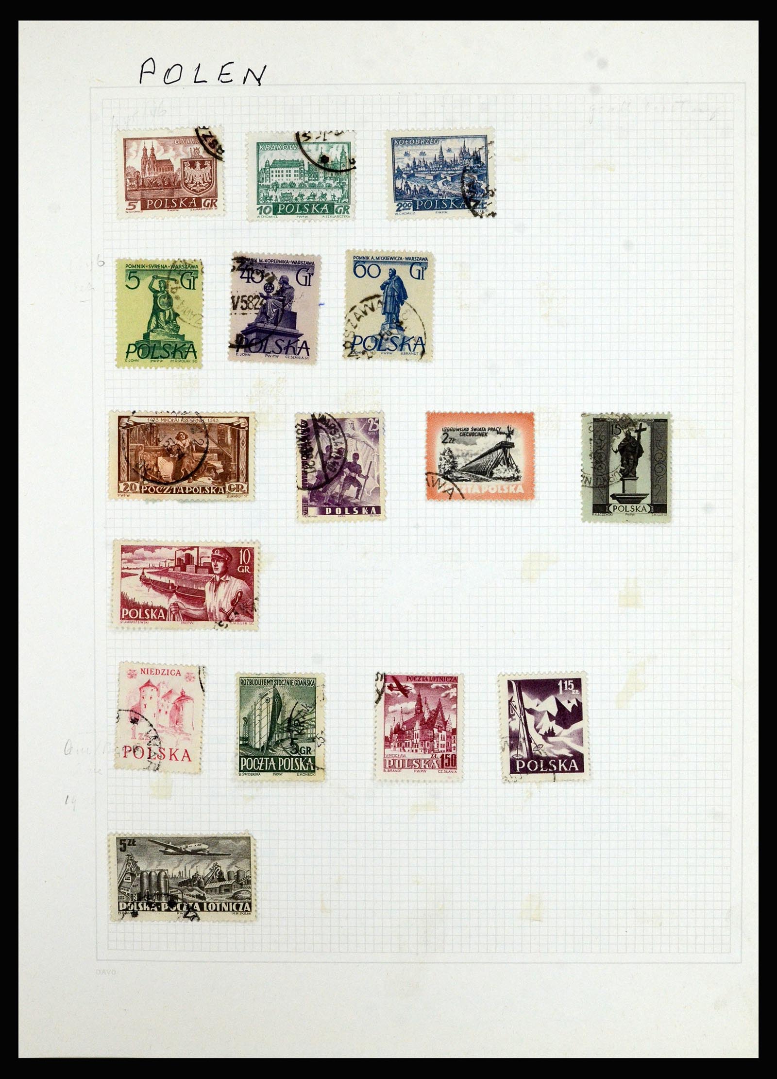 36741 248 - Postzegelverzameling 36741 Wereld 1850-1930.