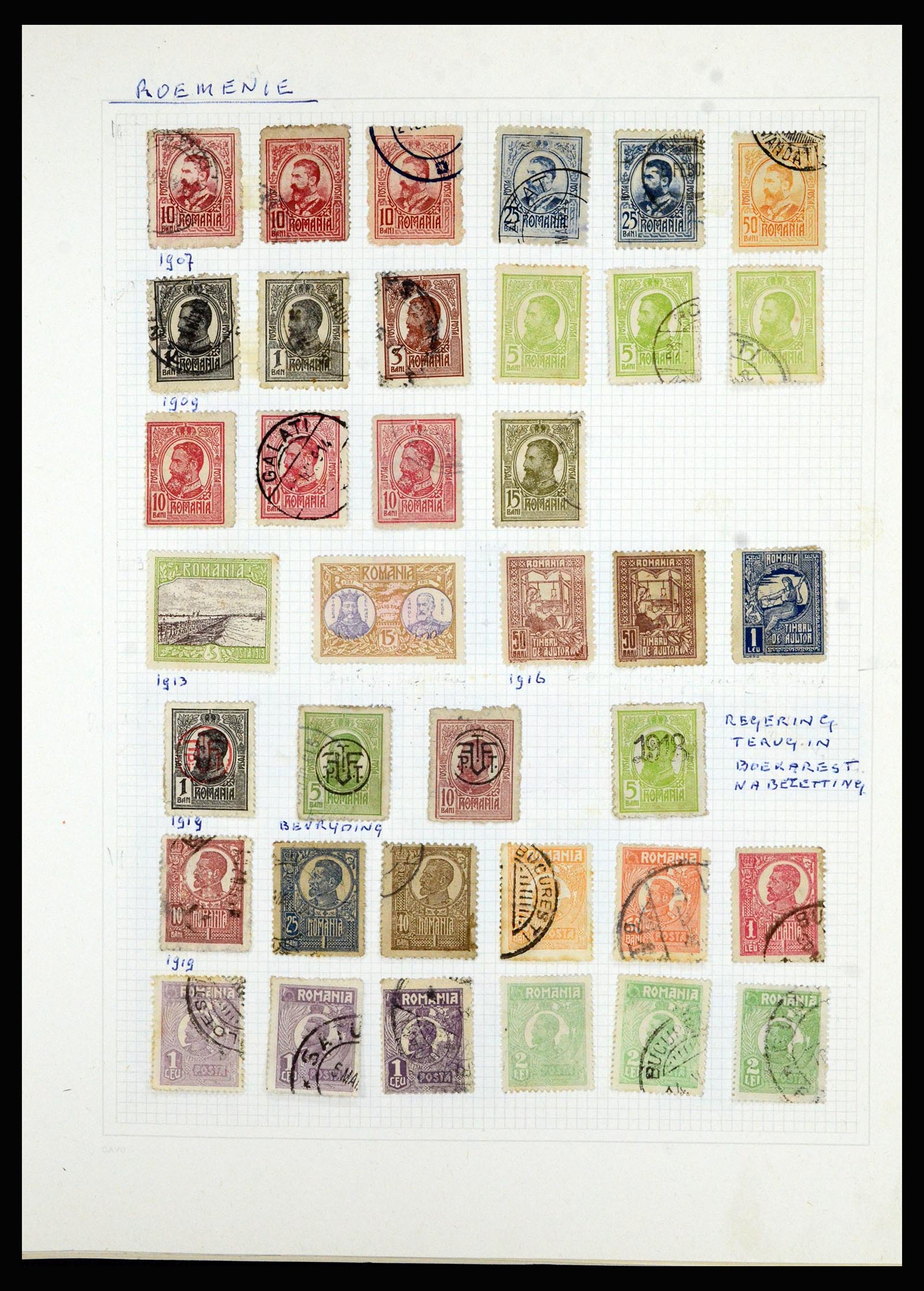 36741 250 - Postzegelverzameling 36741 Wereld 1850-1930.