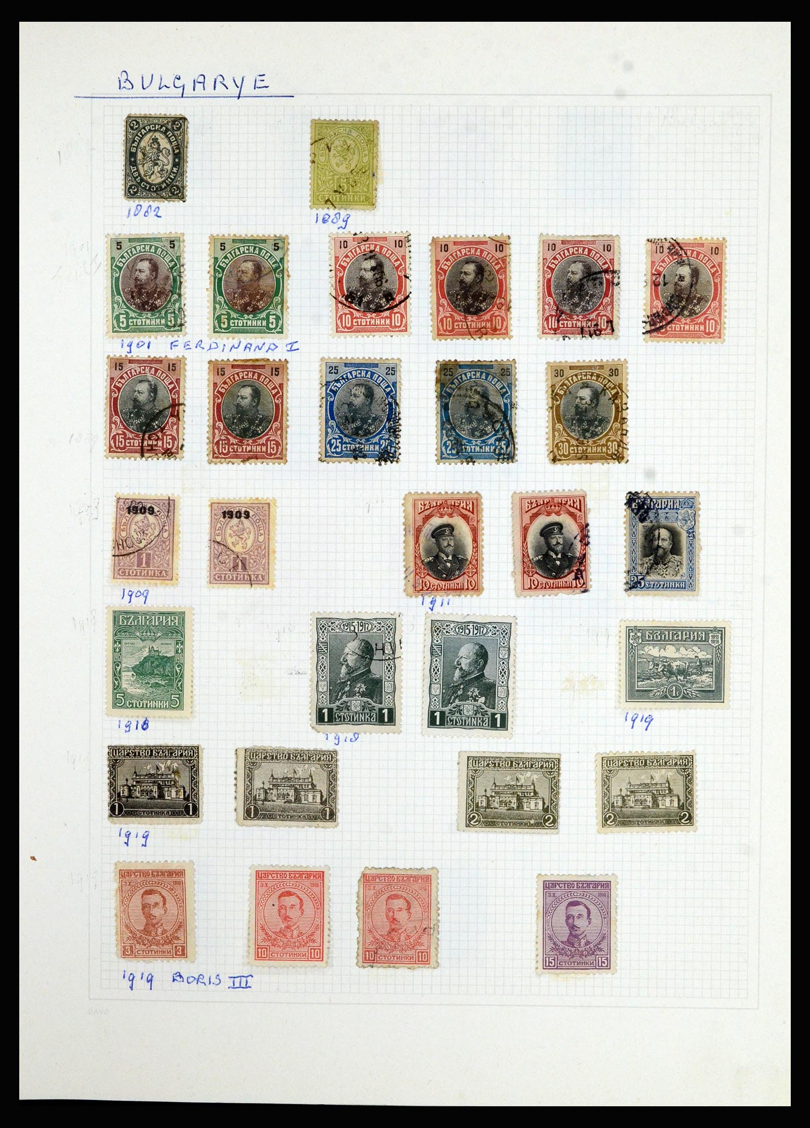 36741 253 - Postzegelverzameling 36741 Wereld 1850-1930.