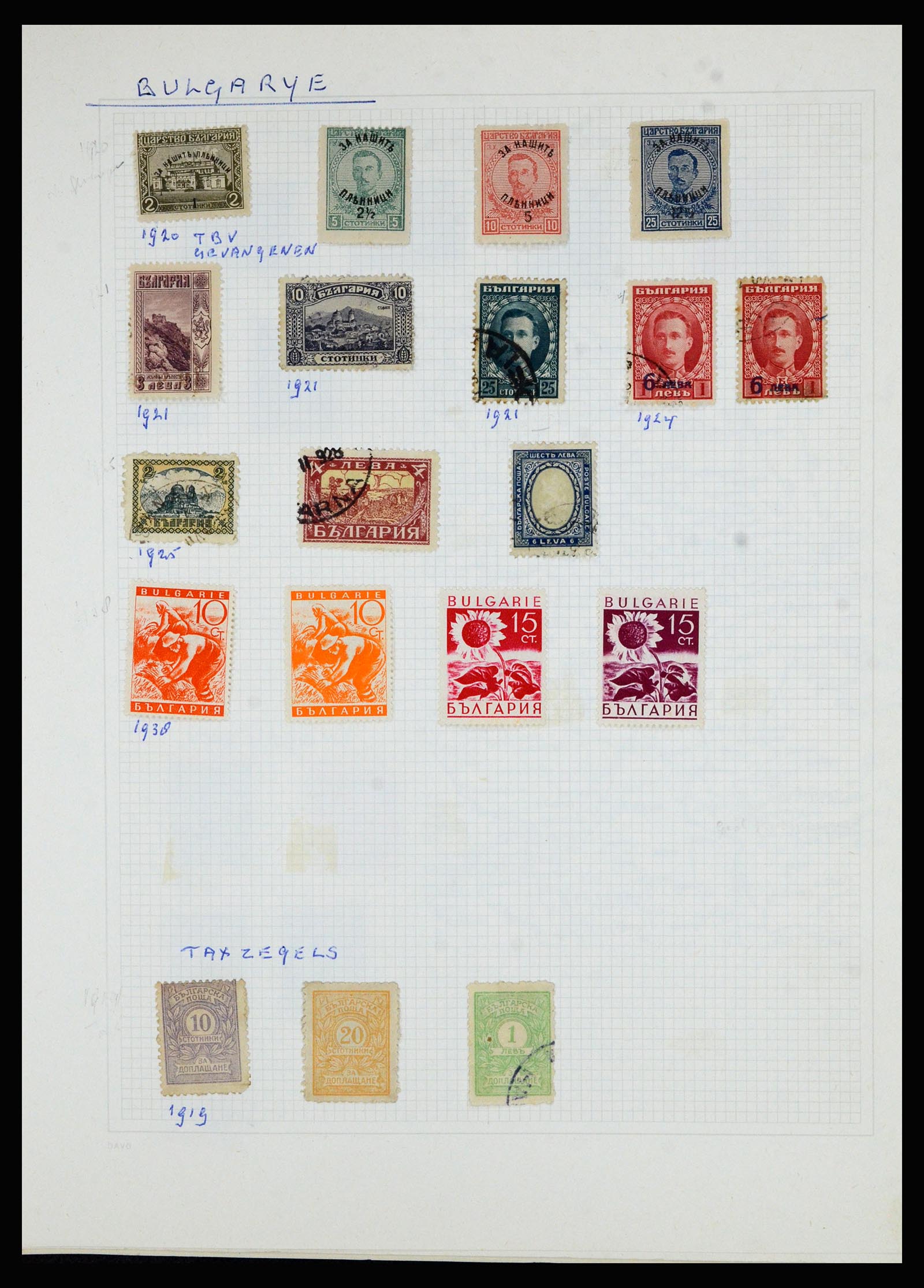 36741 254 - Postzegelverzameling 36741 Wereld 1850-1930.
