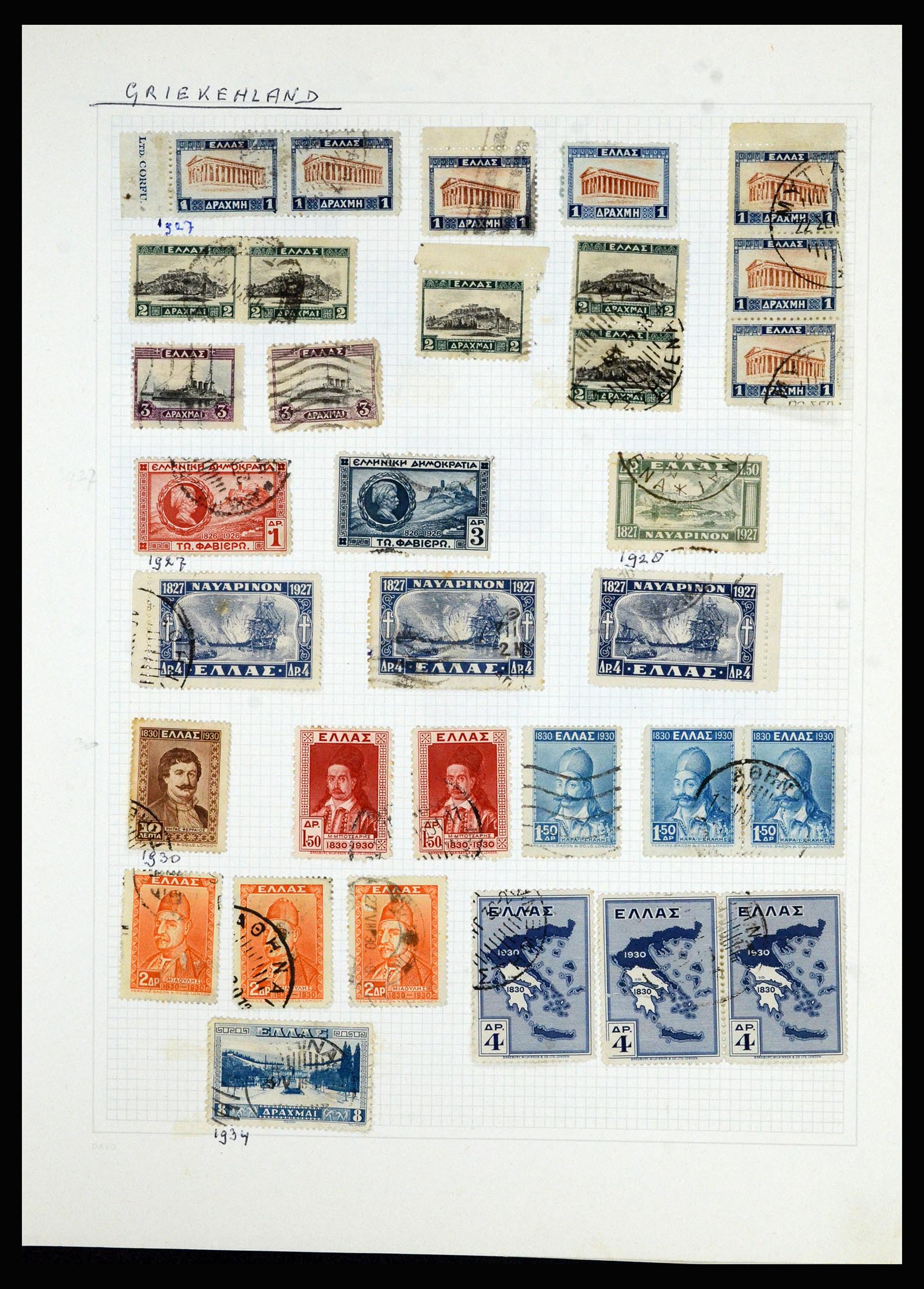 36741 259 - Postzegelverzameling 36741 Wereld 1850-1930.