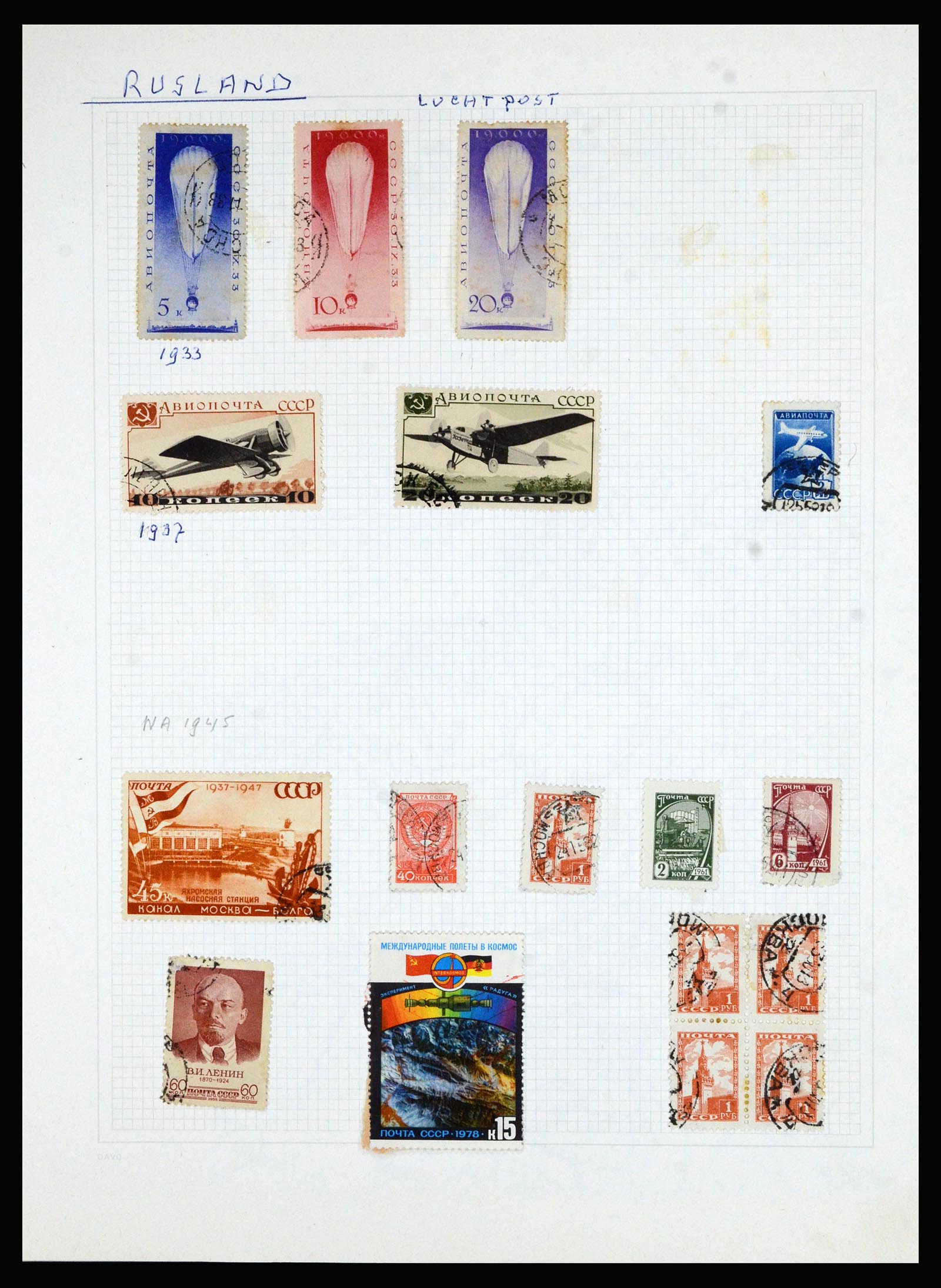 36741 266 - Postzegelverzameling 36741 Wereld 1850-1930.