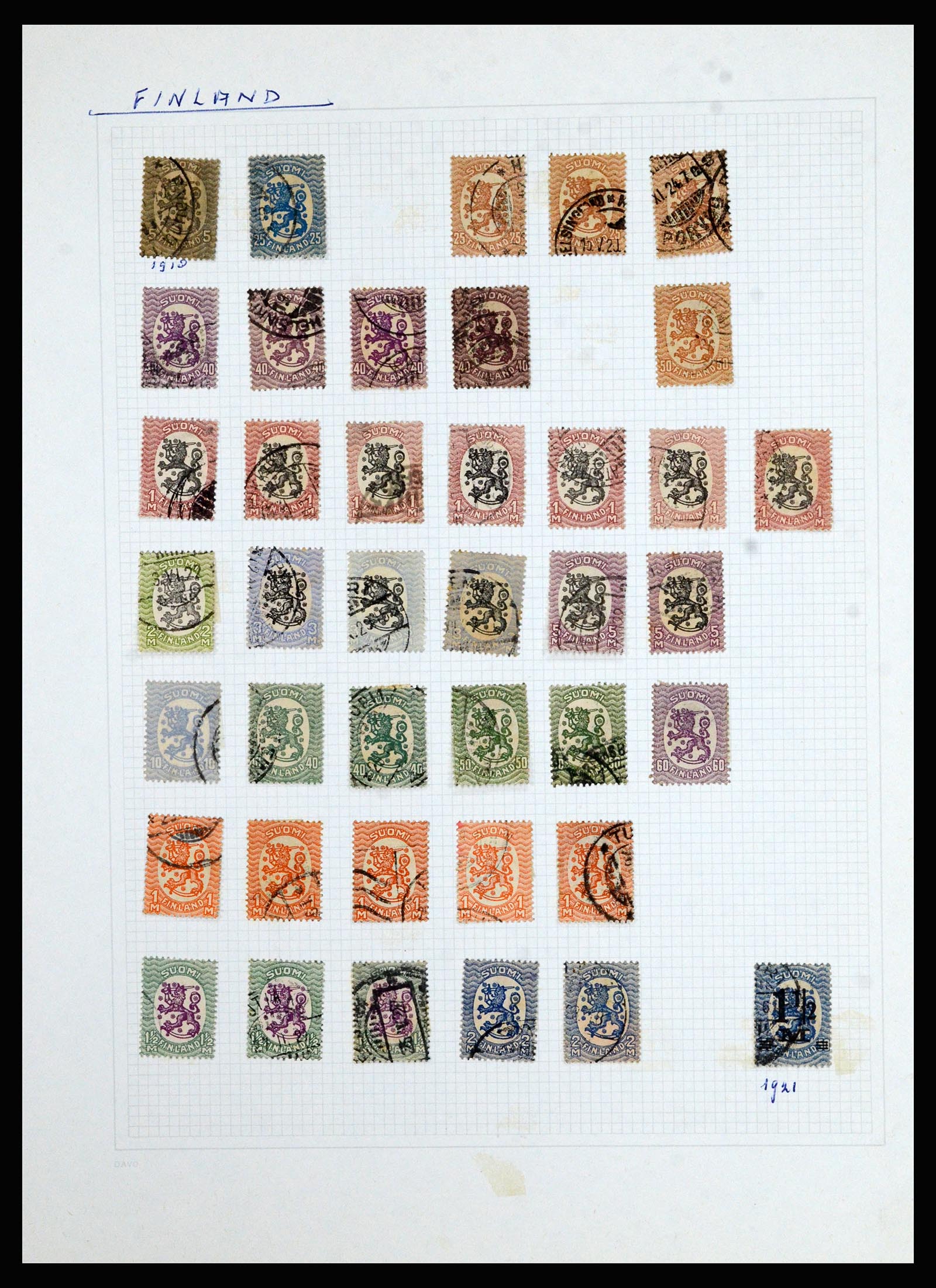 36741 268 - Postzegelverzameling 36741 Wereld 1850-1930.